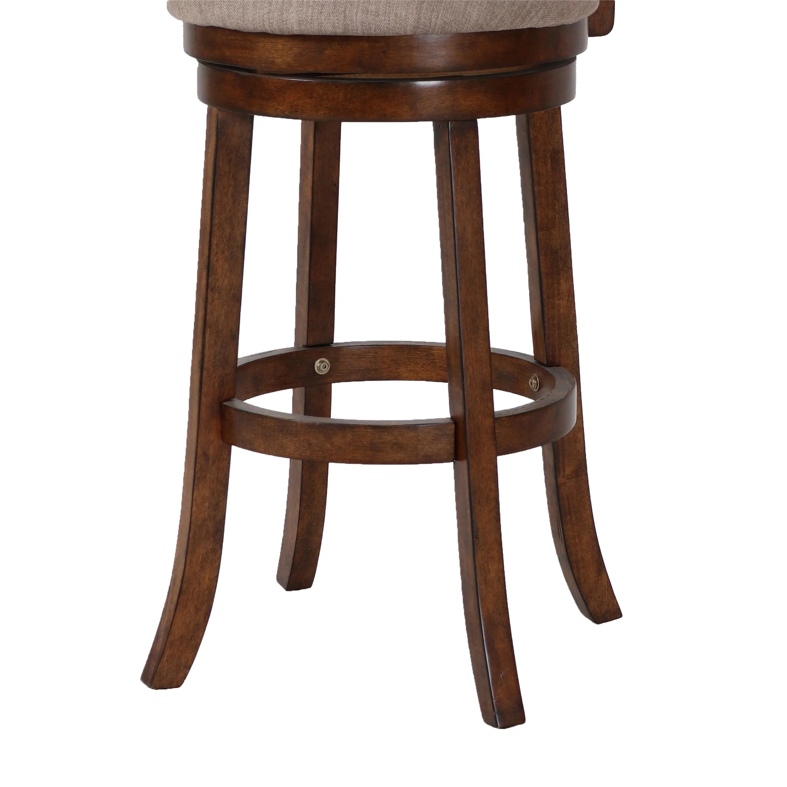 ABERDEEN 29" BAR STOOL-DK BROWN W/FABRIC SEAT - Image 5