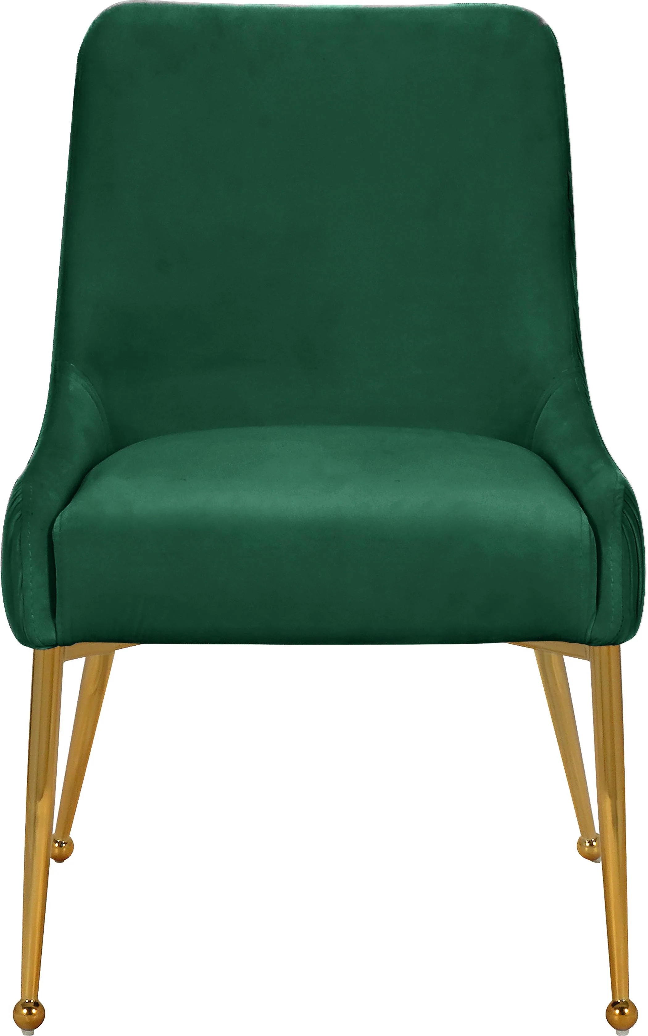 Ace Green Velvet Dining Chair - Image 5