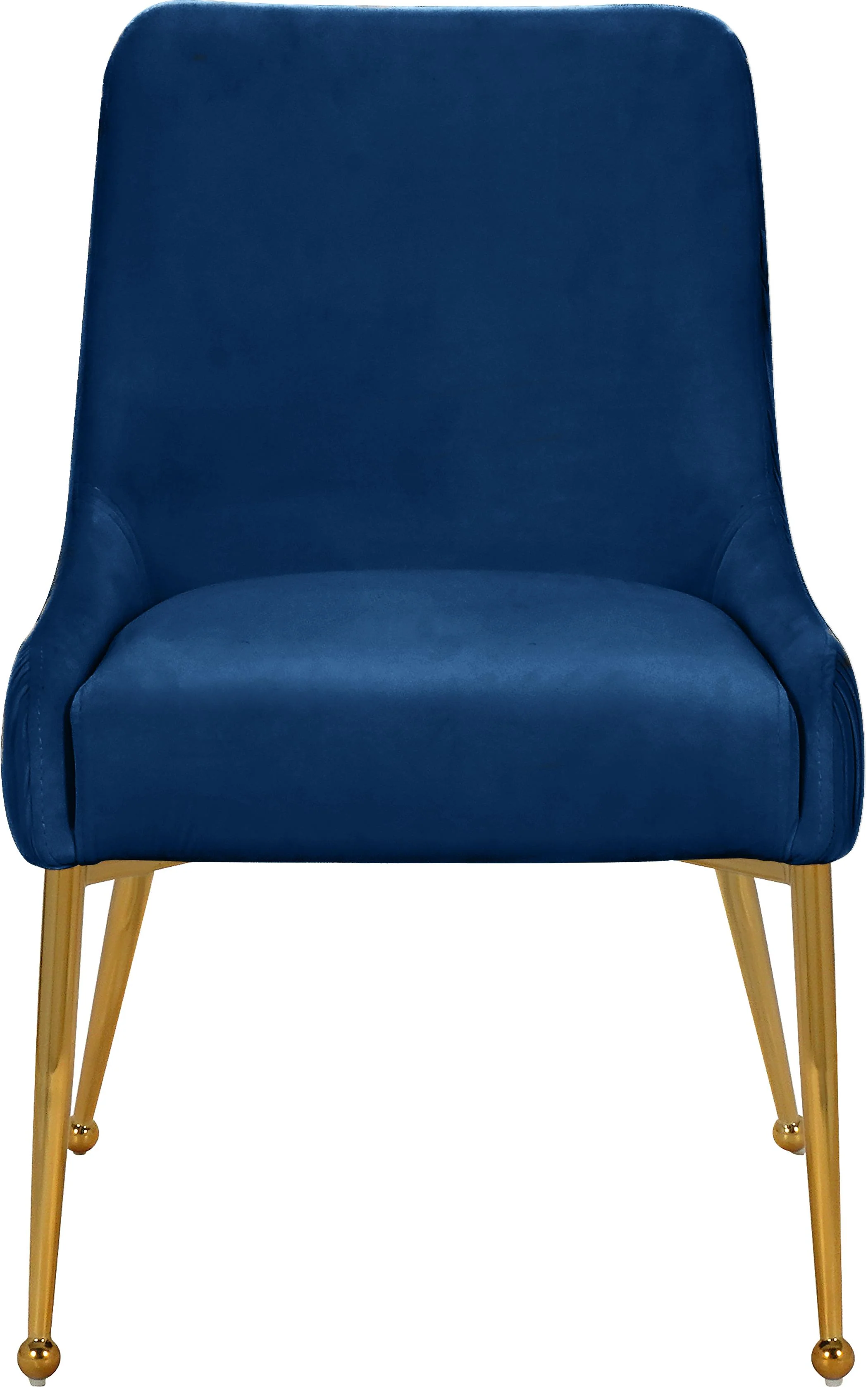 Ace Navy Velvet Dining Chair - Image 5