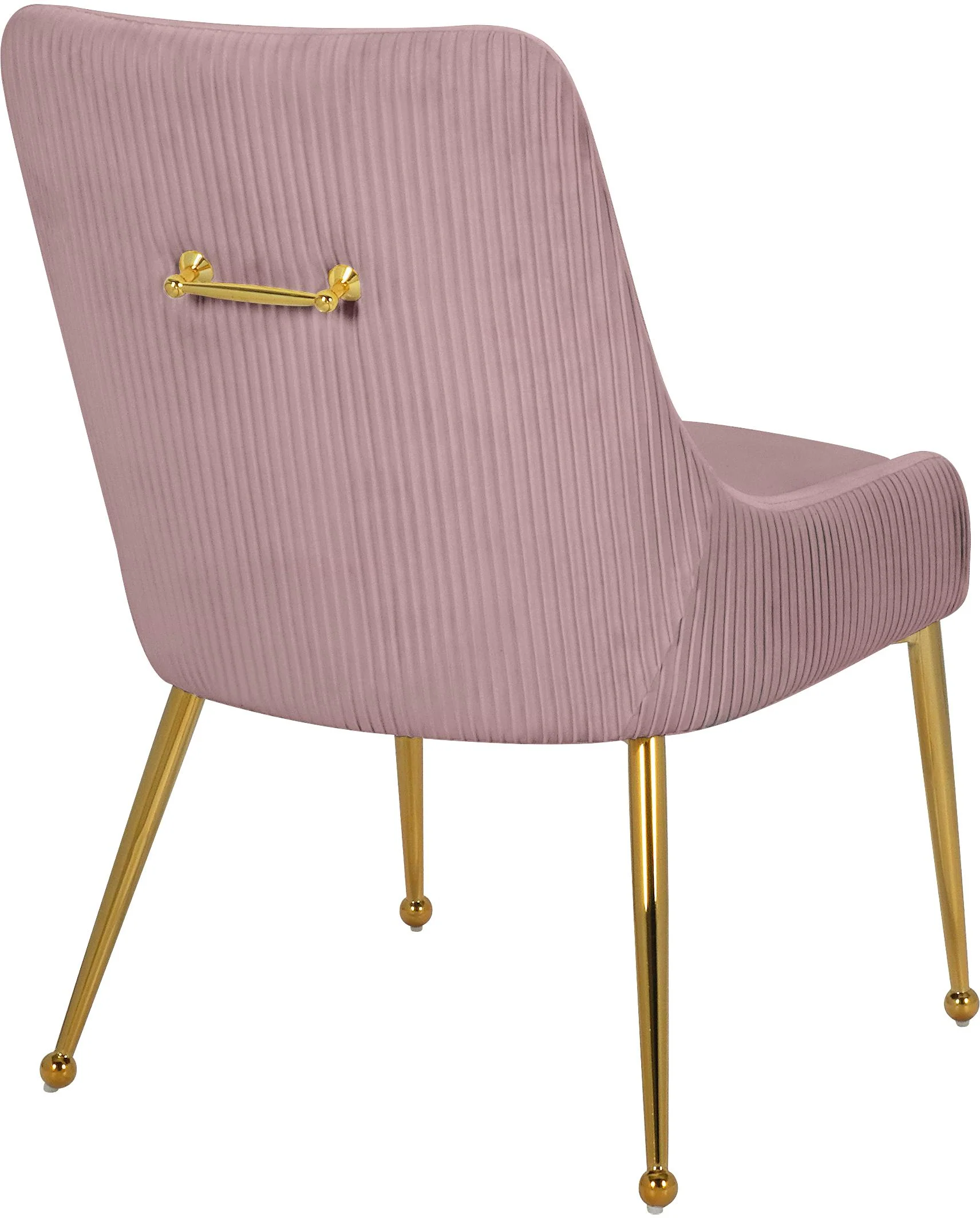 Ace Pink Velvet Dining Chair - Image 6