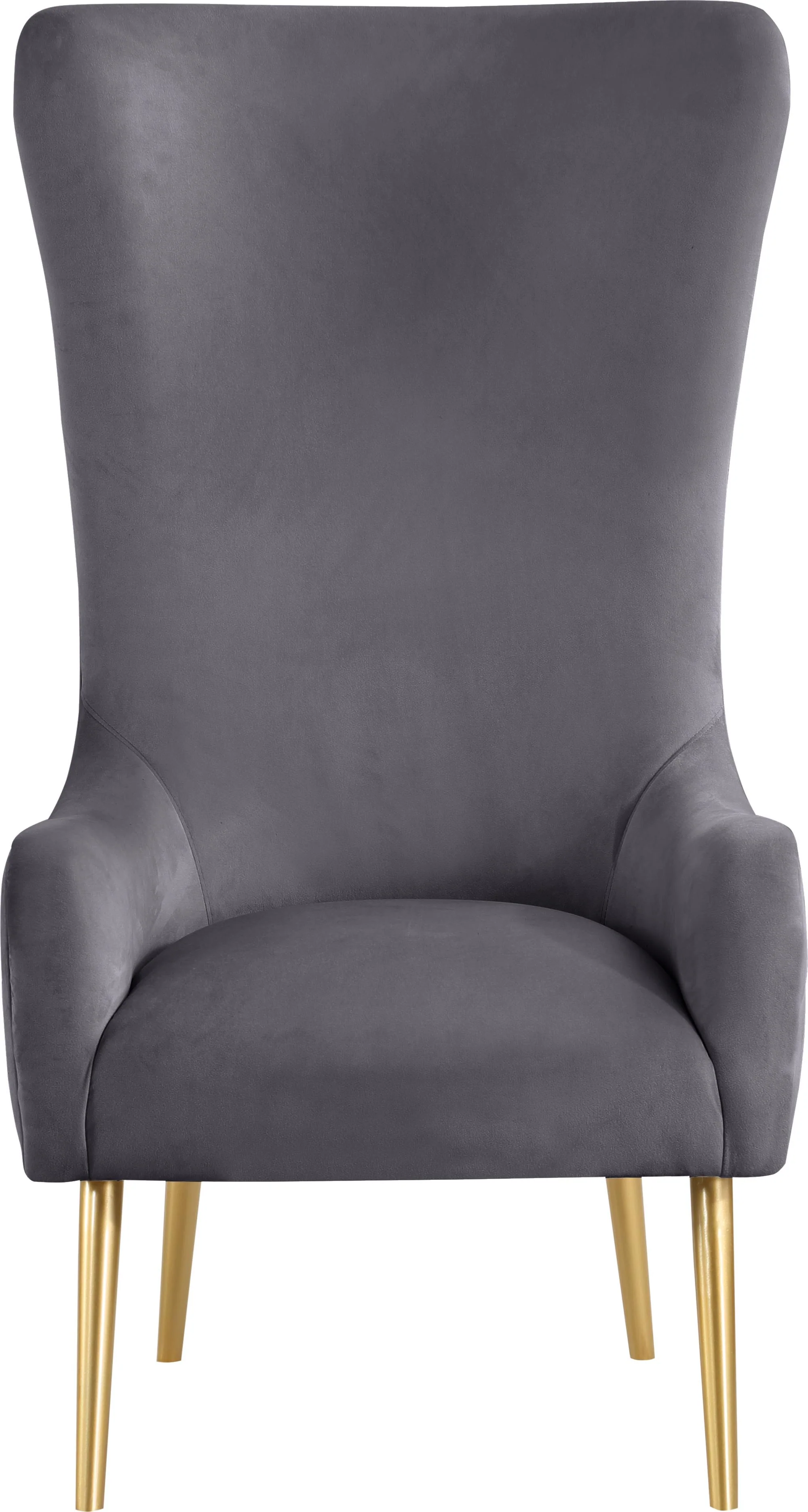 Alexander Grey Velvet Accent Chair - Image 5