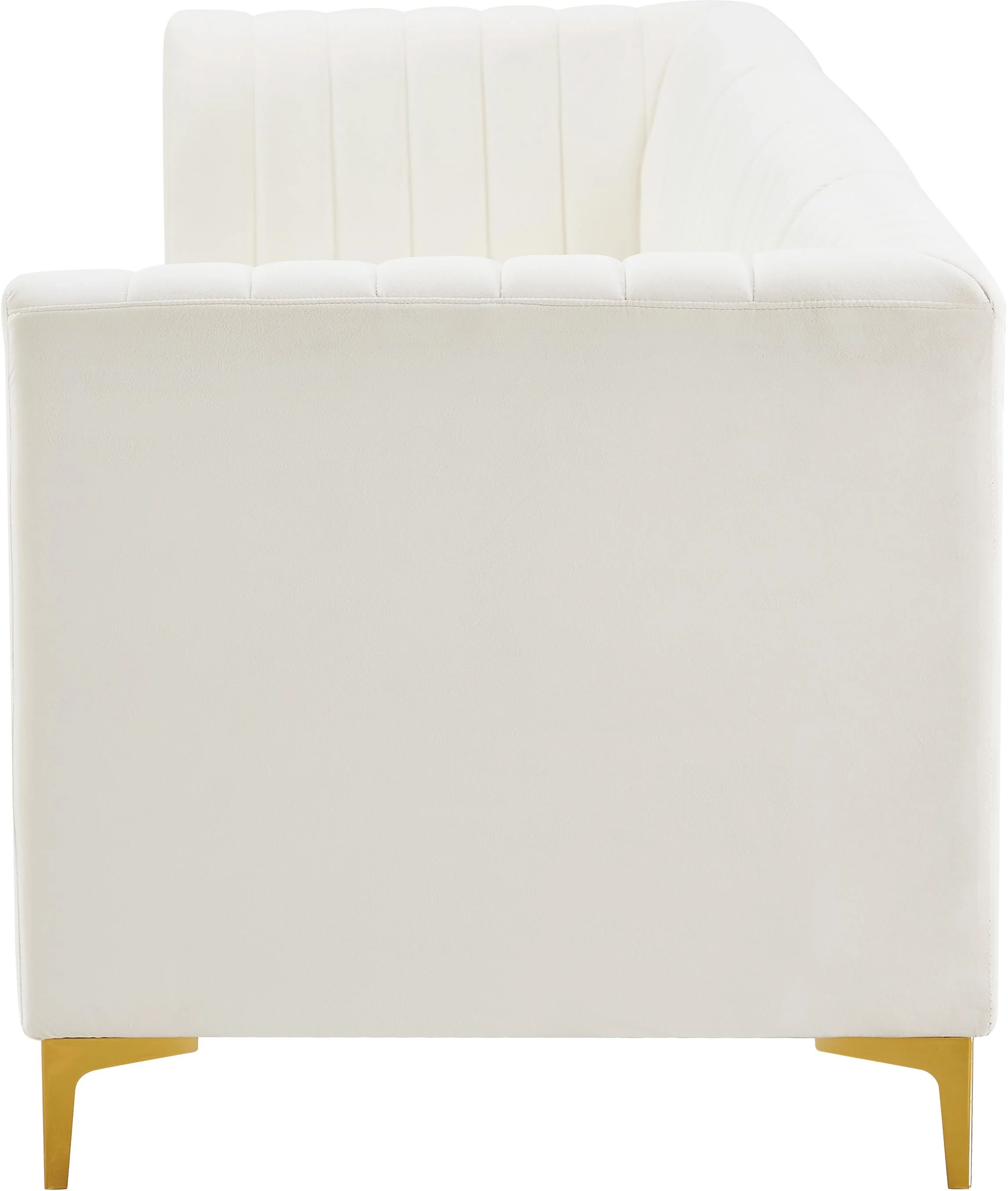 Alina Cream Velvet Modular Sofa - Image 8