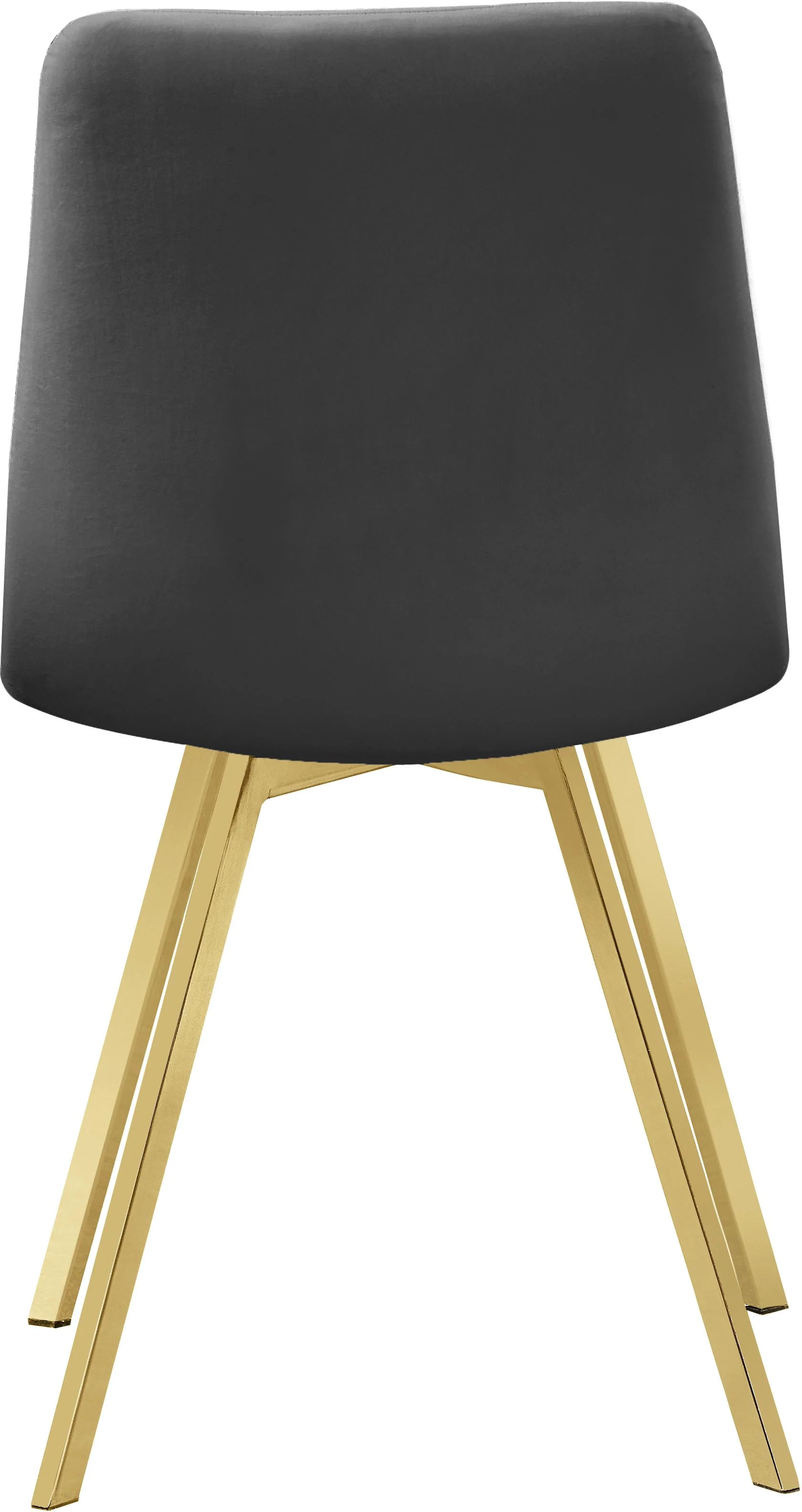 Annie Grey Velvet Dining Chair - Image 2