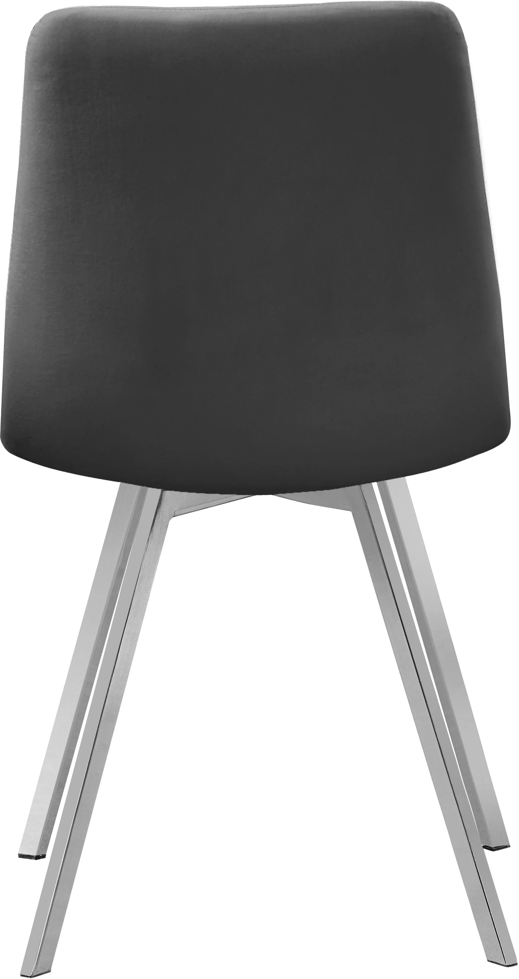 Annie Grey Velvet Dining Chair - Image 7