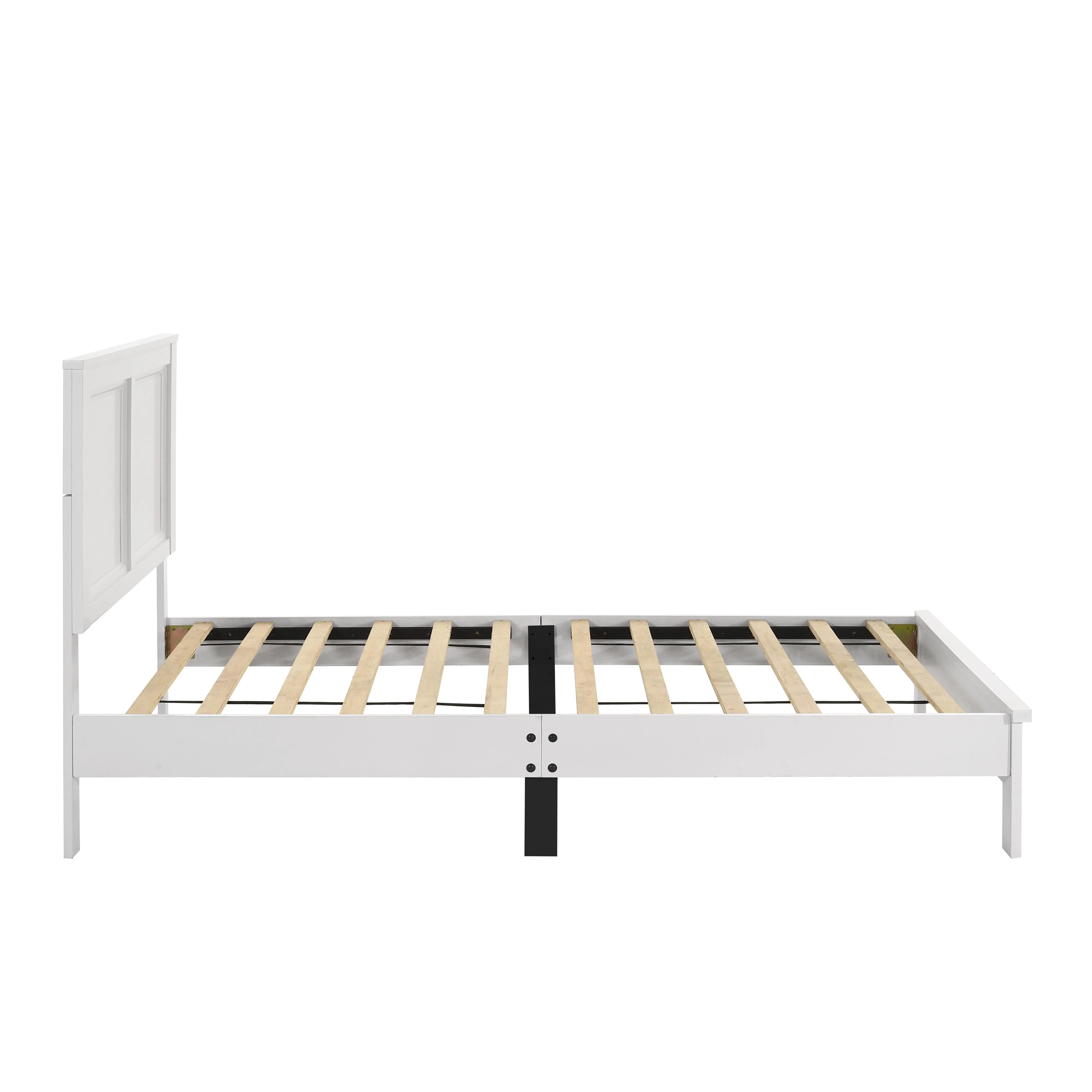 ARIES 4/6 F PANEL BED-HB/FB/RAILS-WHITE - Image 3