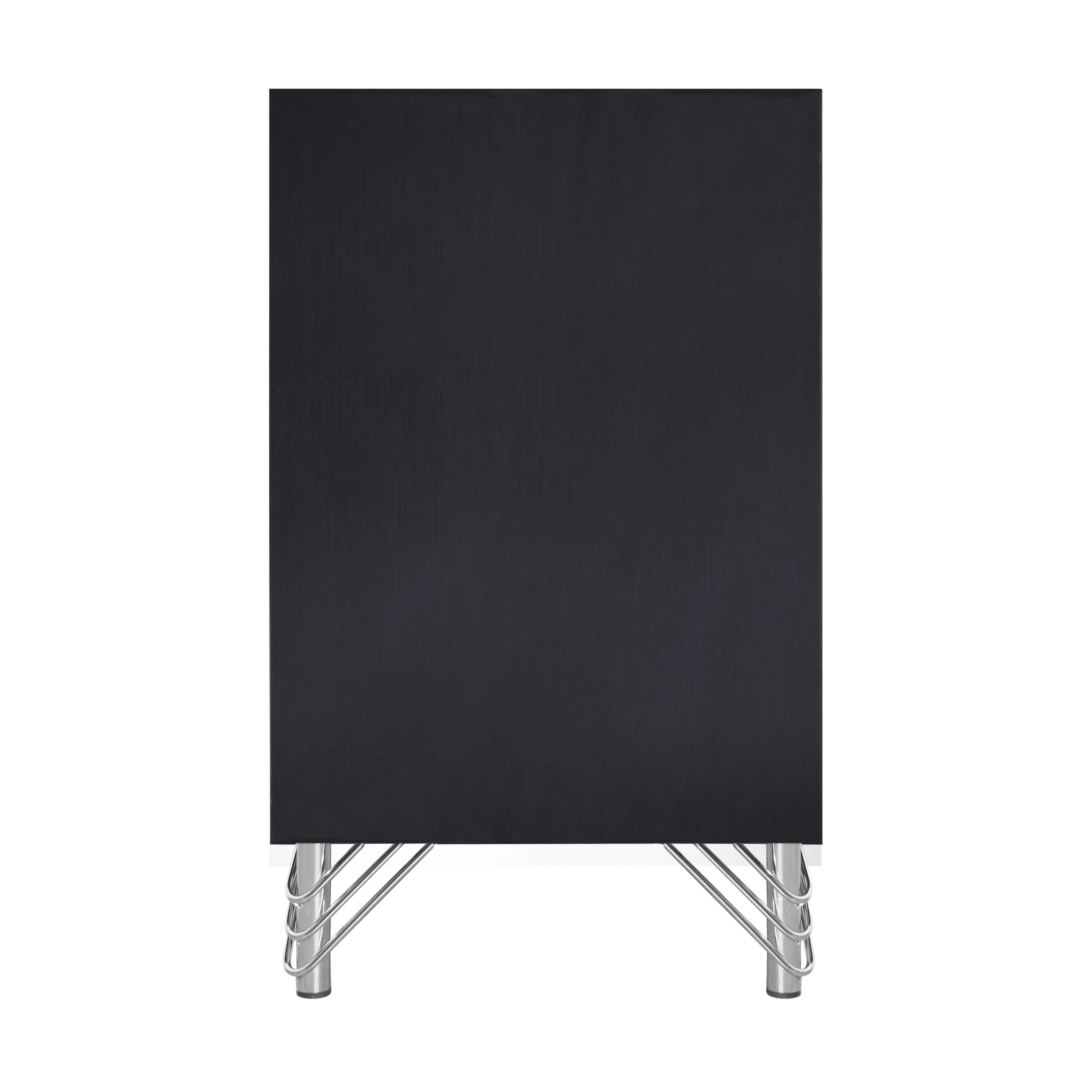 Ava 2 Drawer Nightstand-Ebony - Image 4