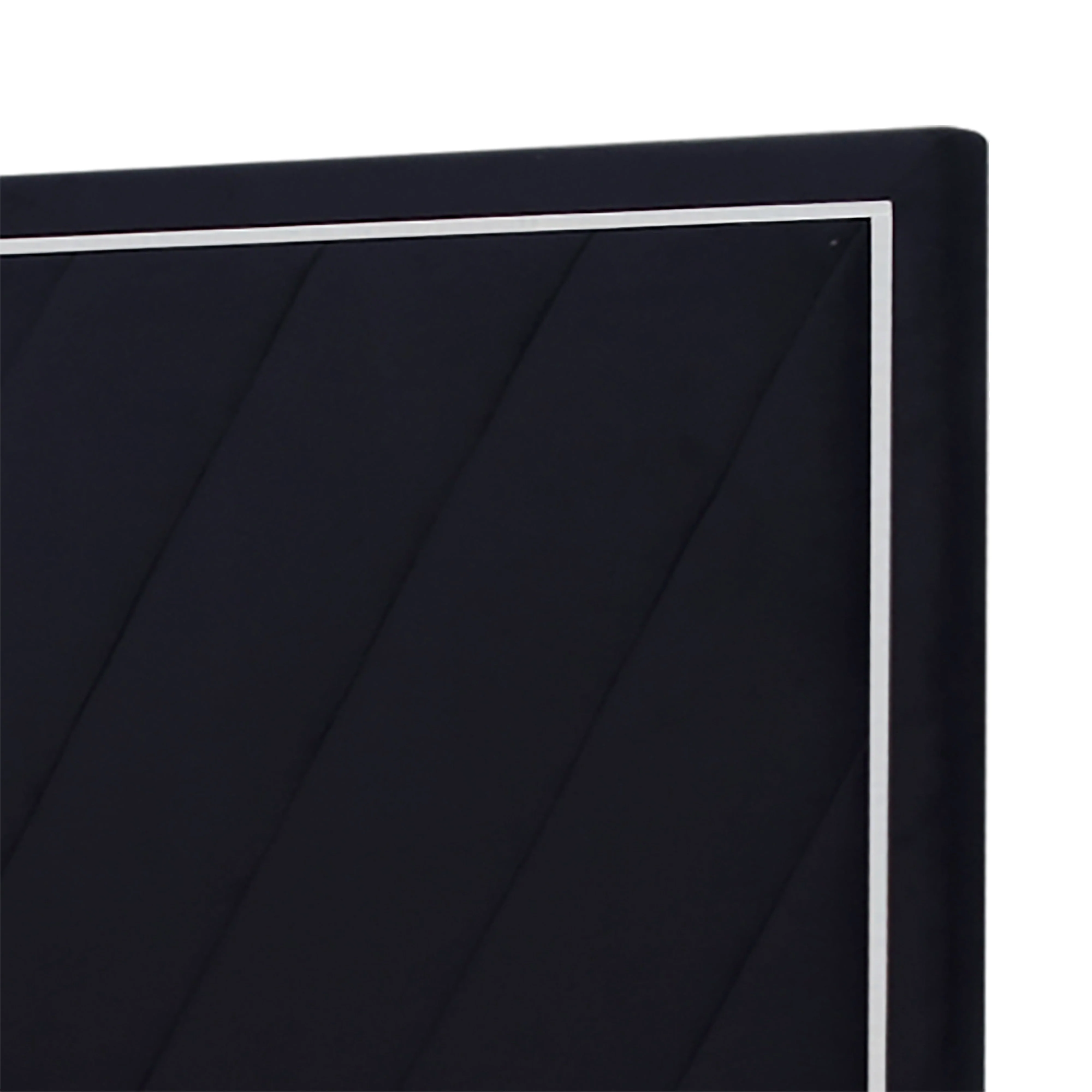 Ava 5/0 Q Headboard, Footboard & Slat Kit-Ebony - Image 5
