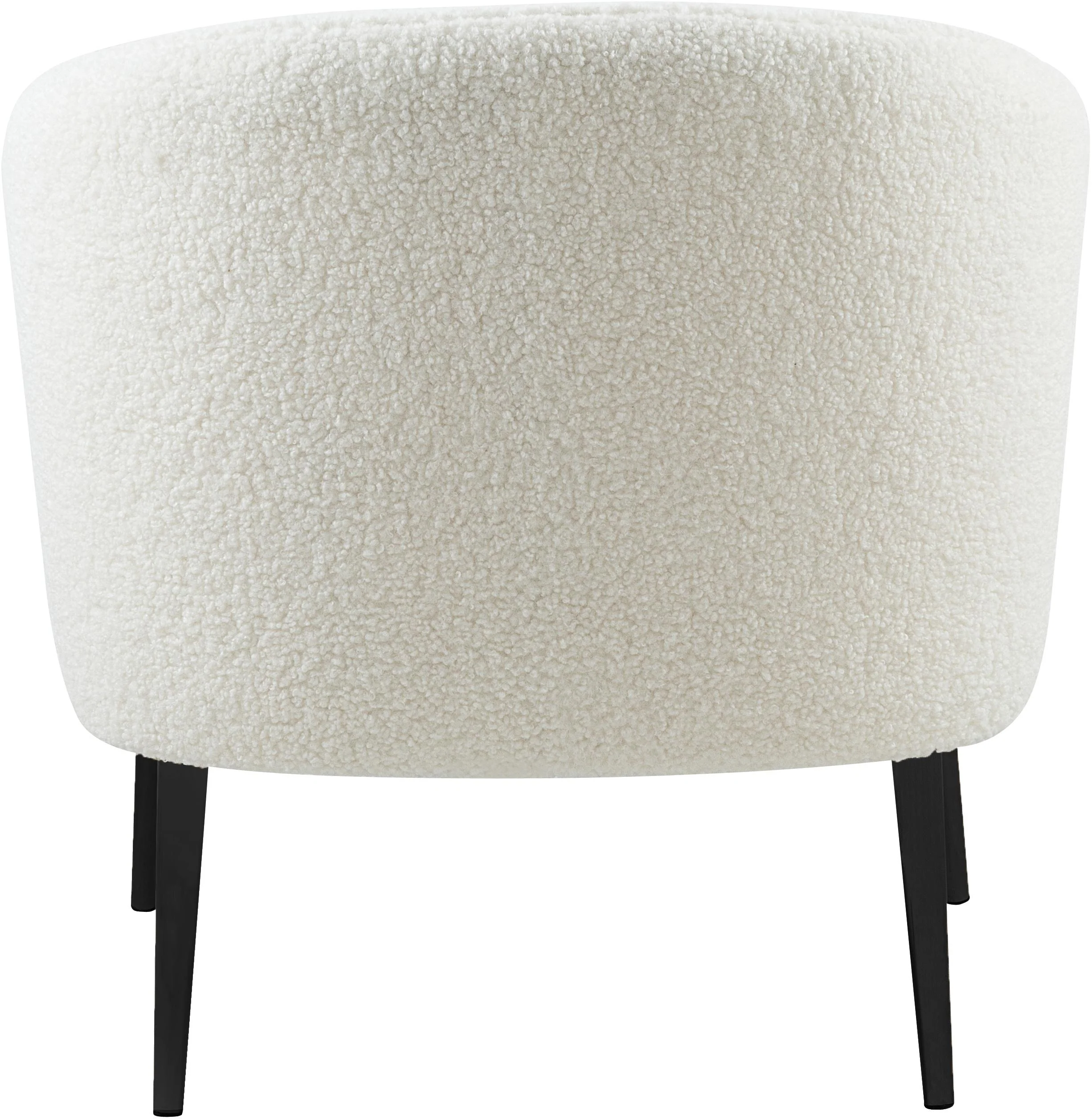 Barlow White Faux Sheepskin Fur Accent Chair - Image 10