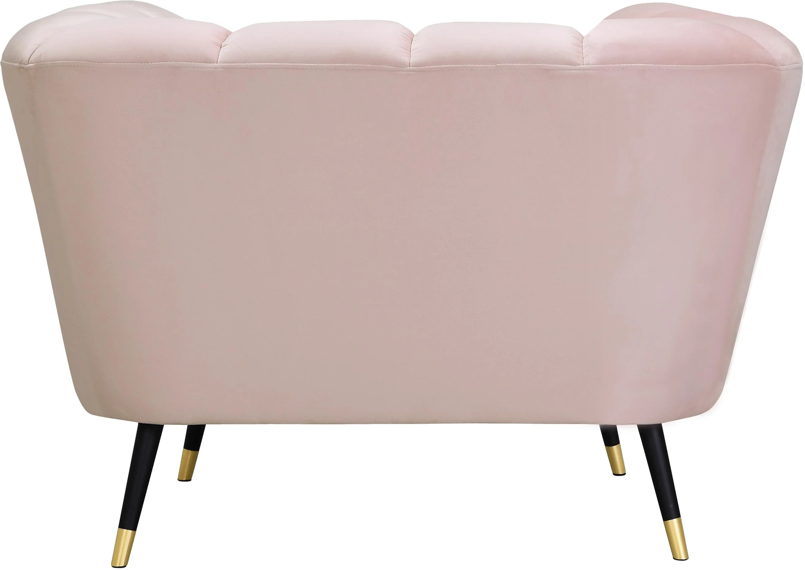 Beaumont Pink Velvet Chair - Image 3
