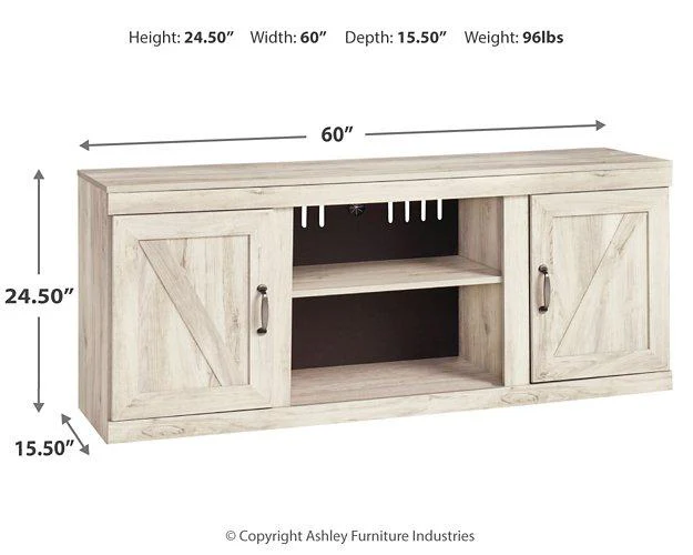 Bellaby TV Stand with Electric Fireplace - Image 11