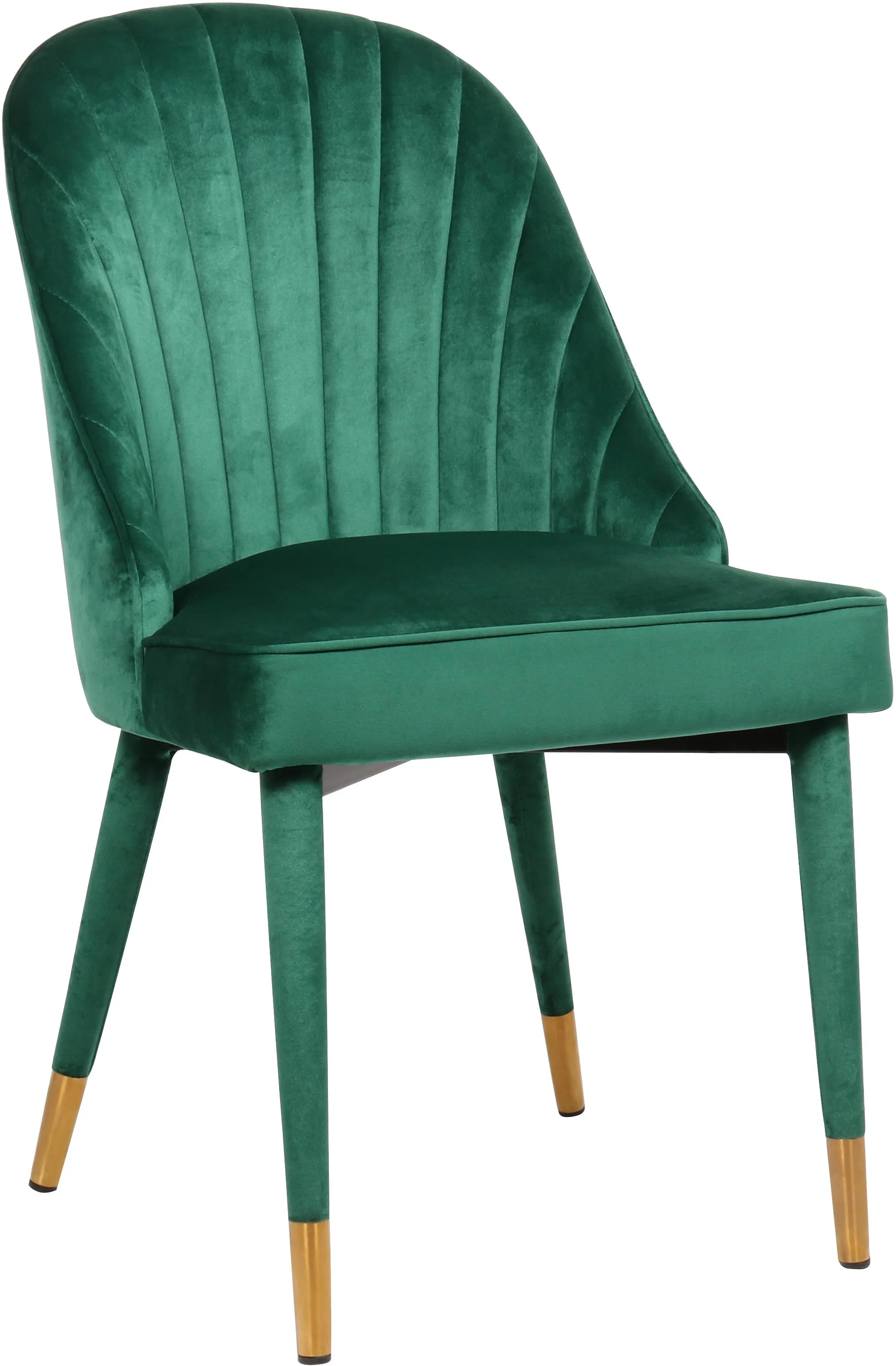 Belle Green Velvet Dining Chair - Image 4
