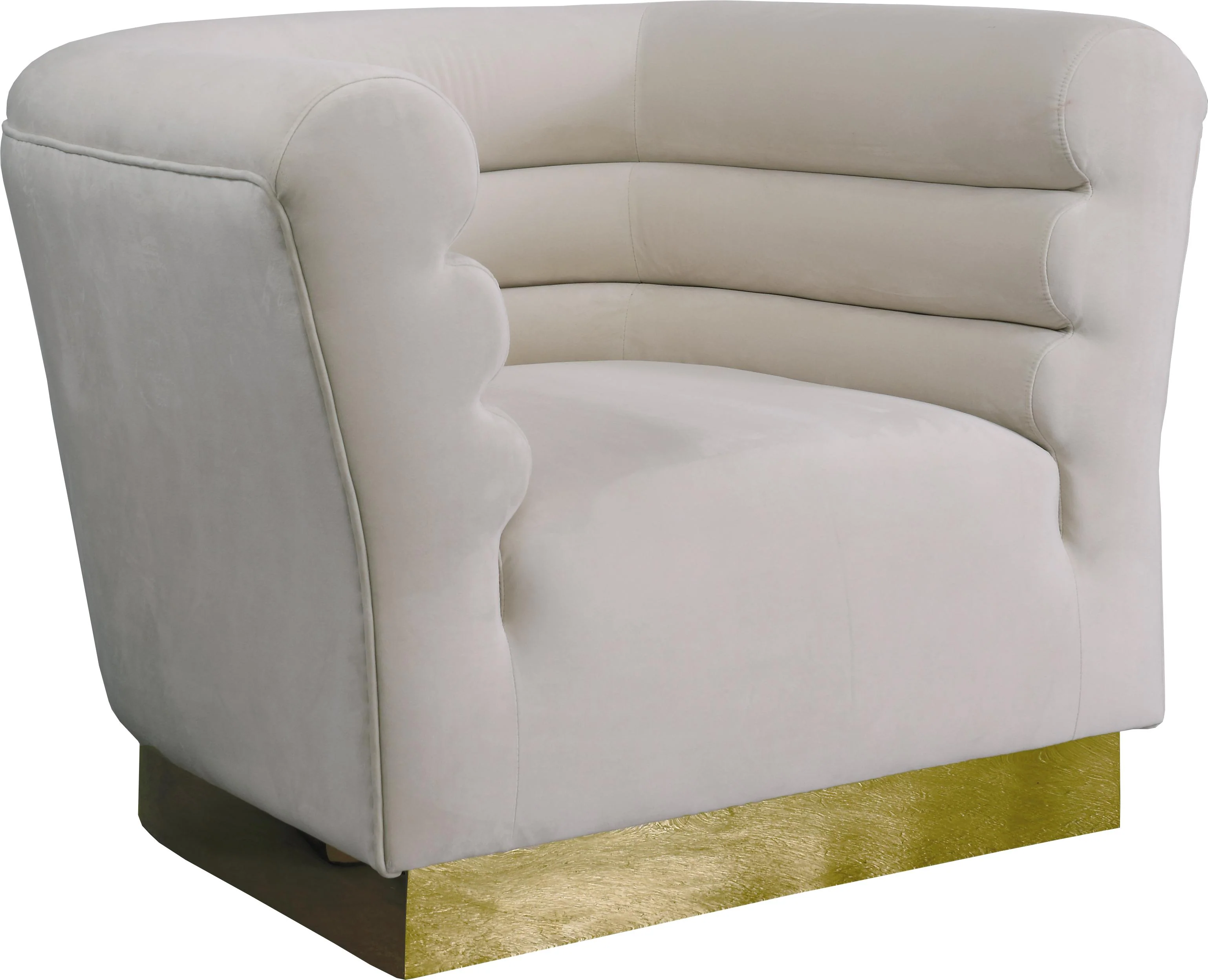 Bellini Cream Velvet Chair