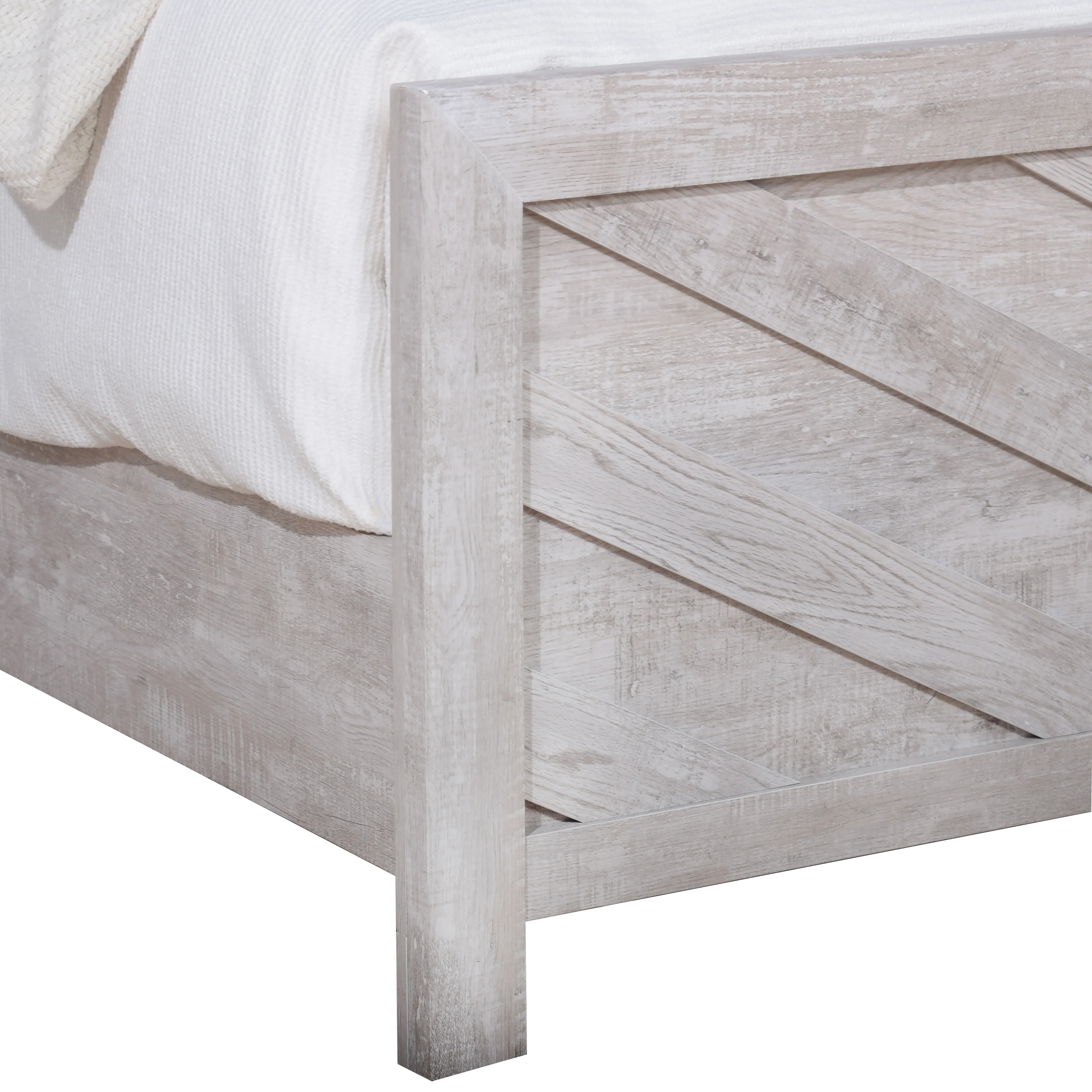Biscayne 6/6 Ek Hb,Fb, & Slats-Driftwood - Image 5