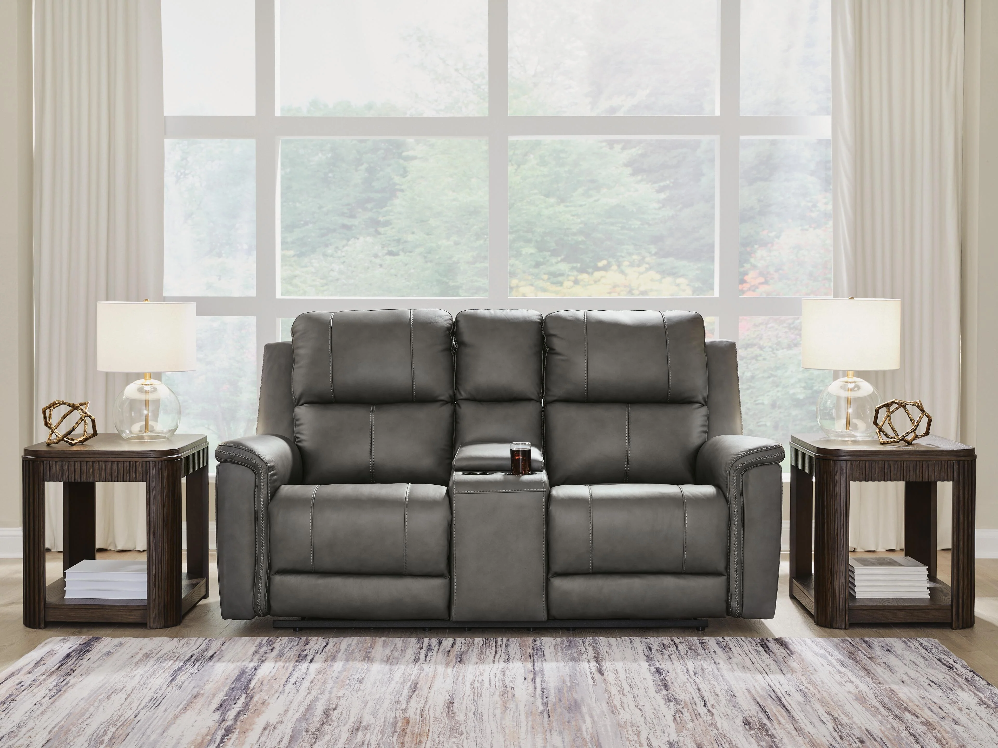 Bleckley Power Reclining Loveseat with Console - Image 13