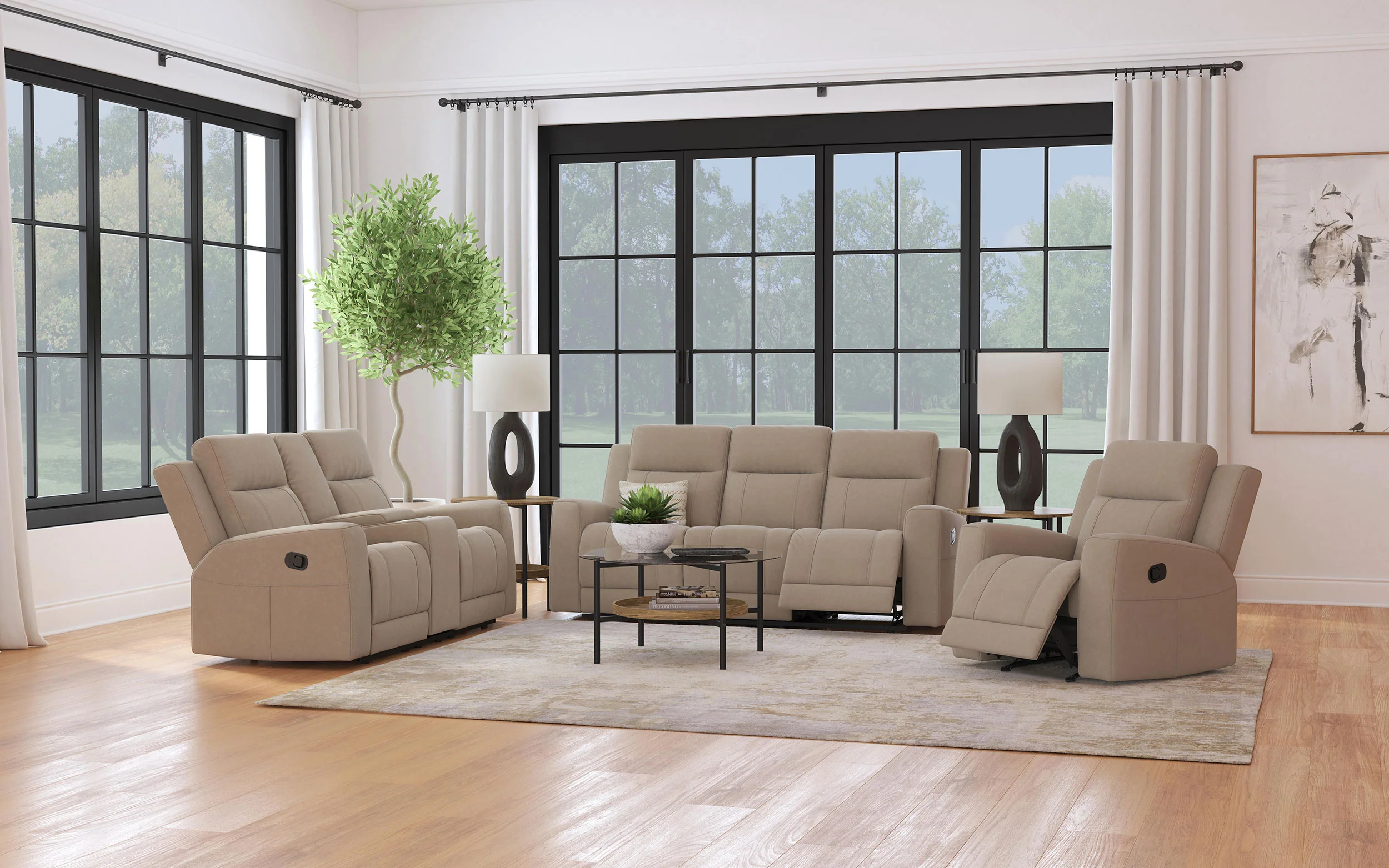 Brentwood Reclining Sofa Set - Image 16