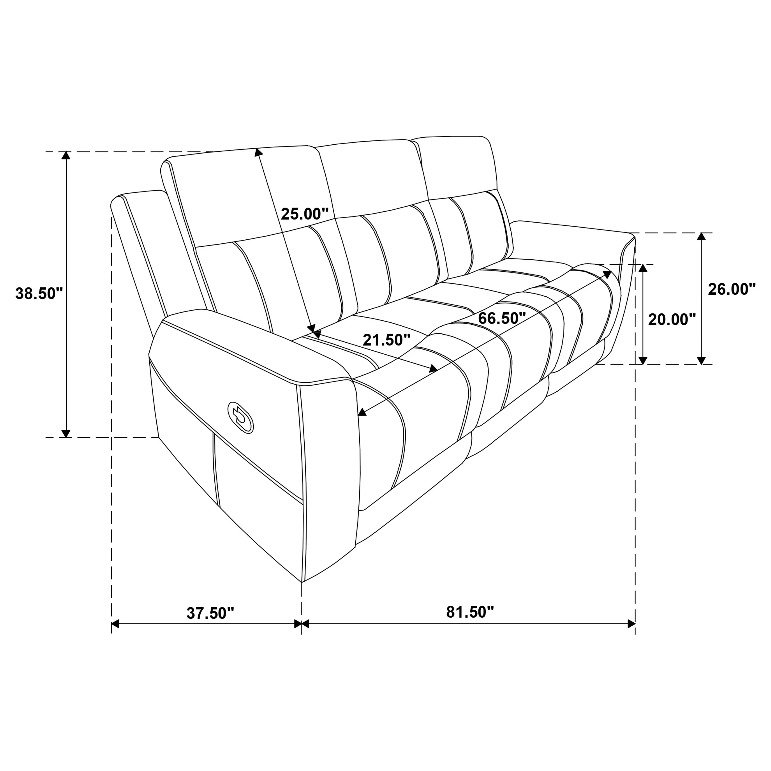 Brentwood Reclining Sofa Set - Image 32