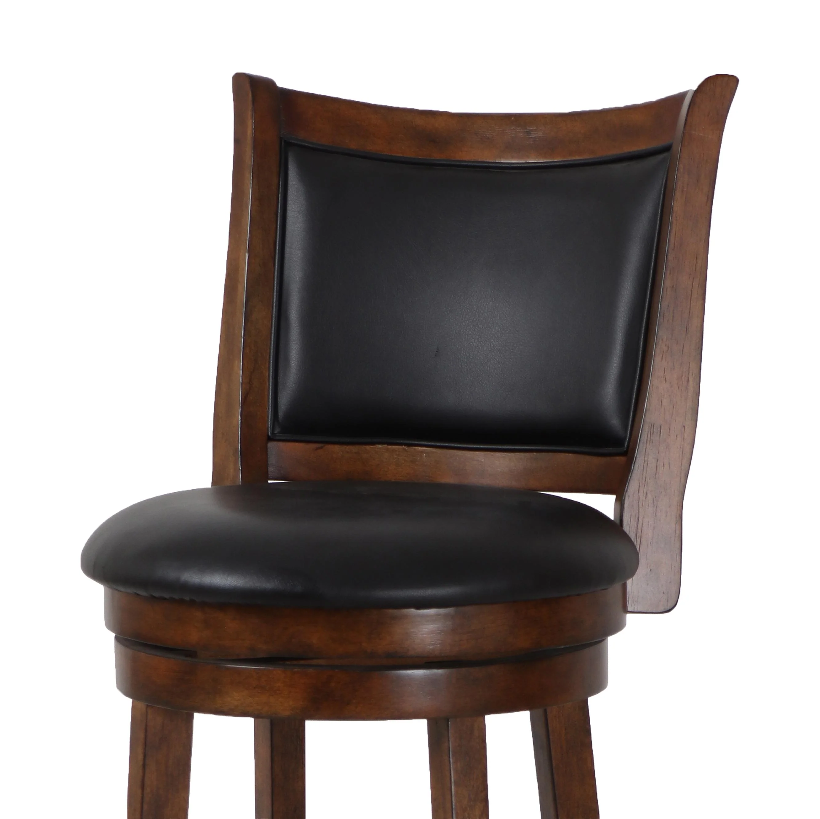 BRISTOL 29" BAR STOOL-DK BROWN W/PU SEAT - Image 4