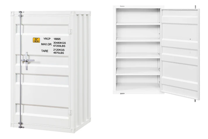 Cargo White Chest (Single Door)