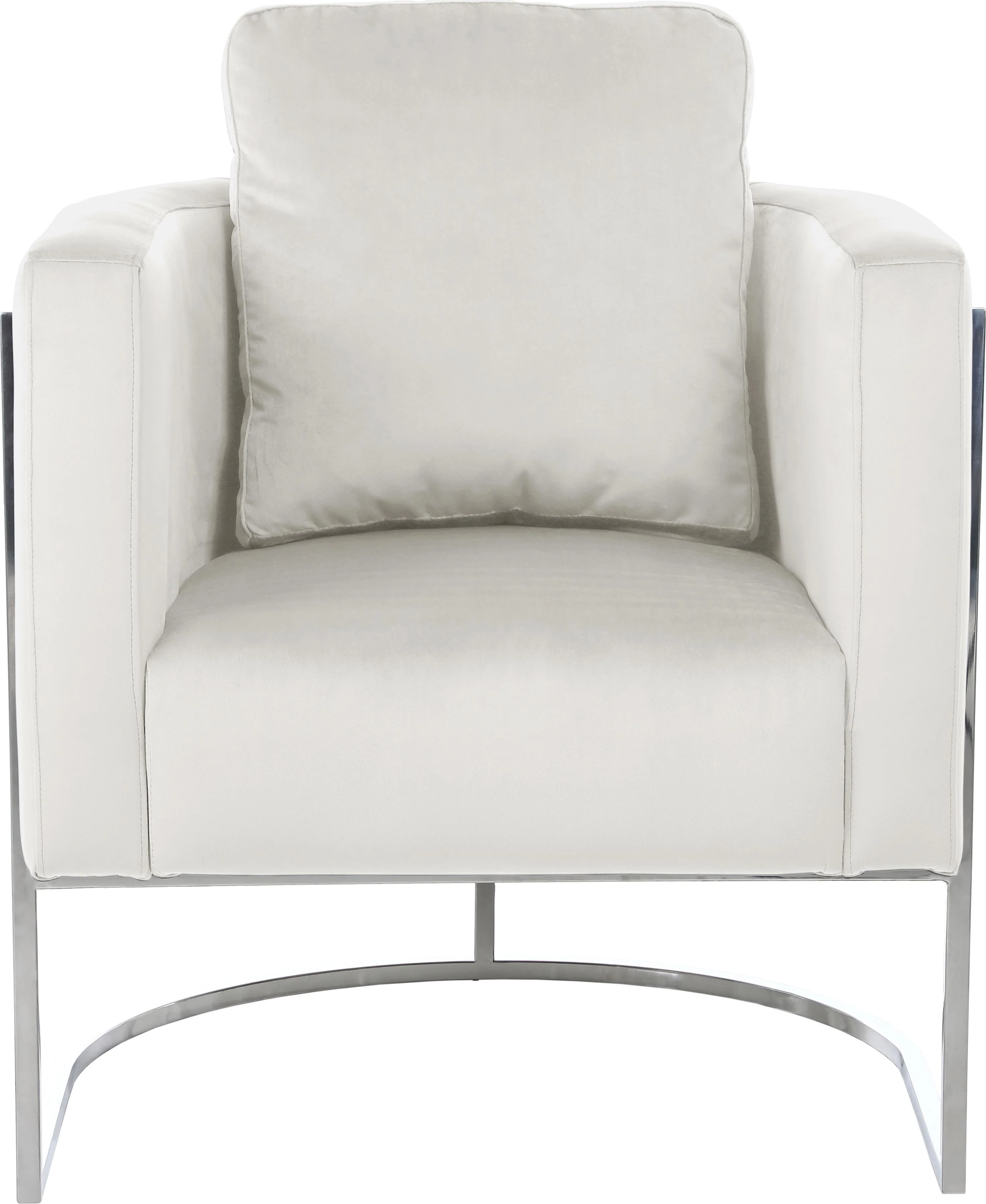 Casa Cream Velvet Chair - Image 4