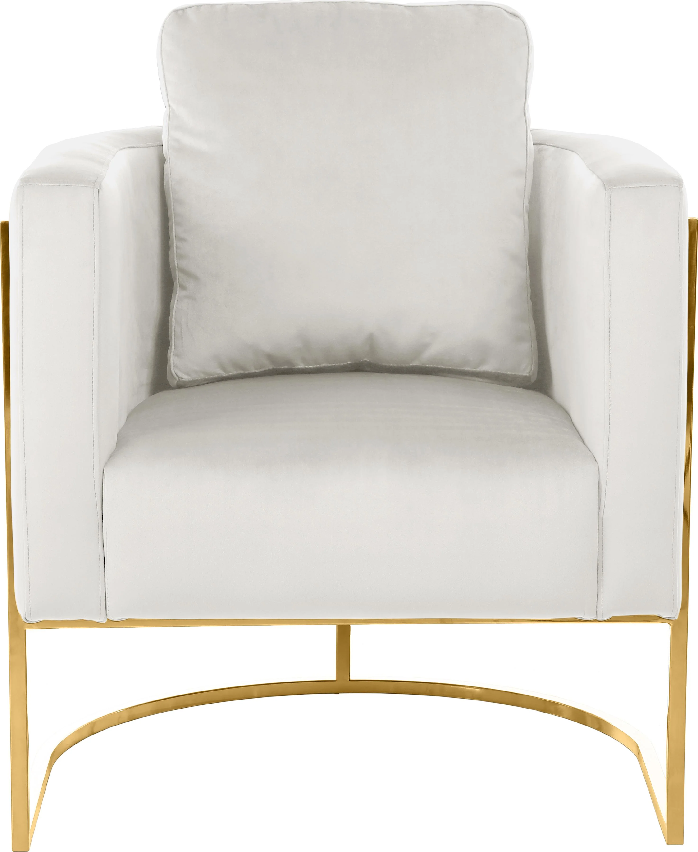 Casa Cream Velvet Chair - Image 8