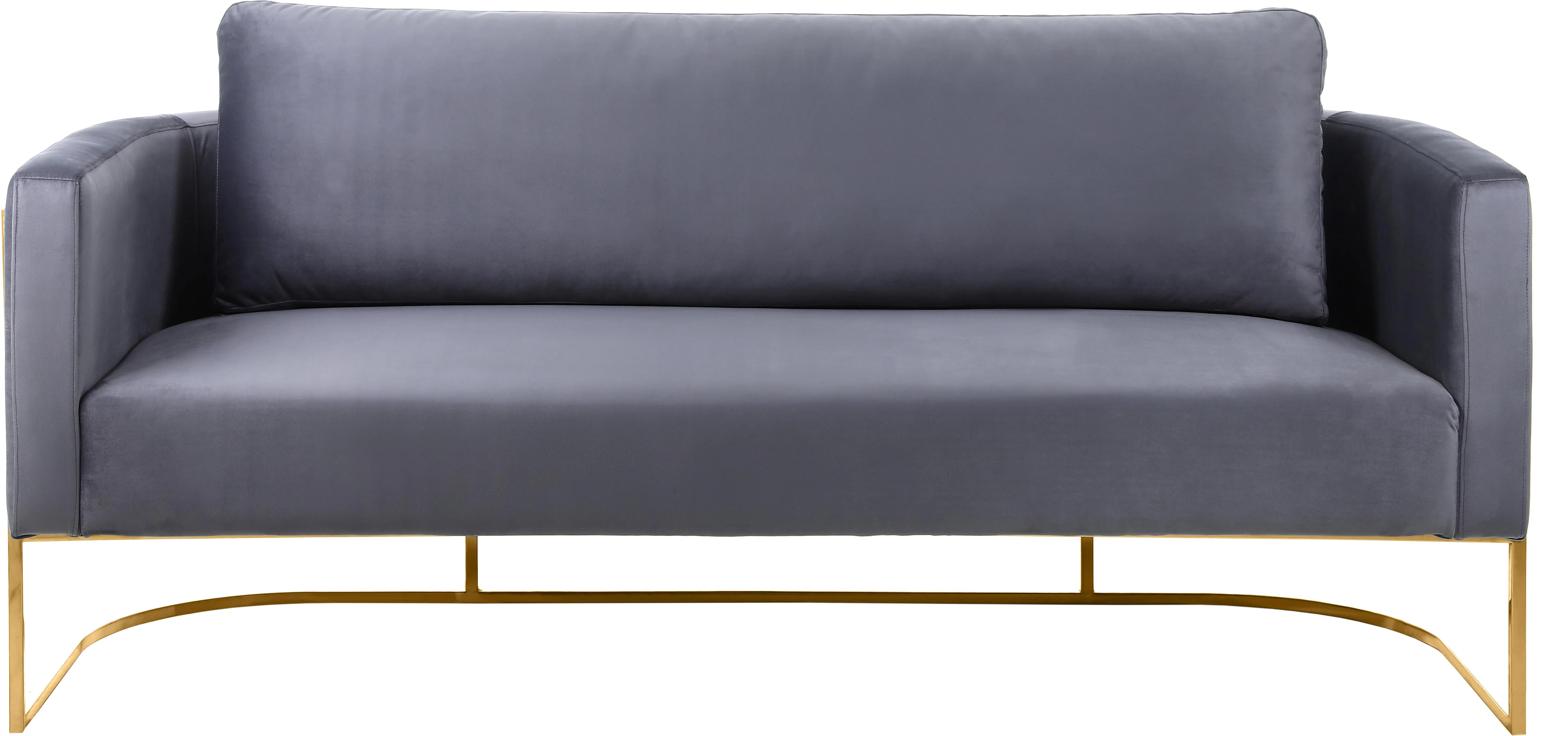 Casa Grey Velvet Sofa - Image 8