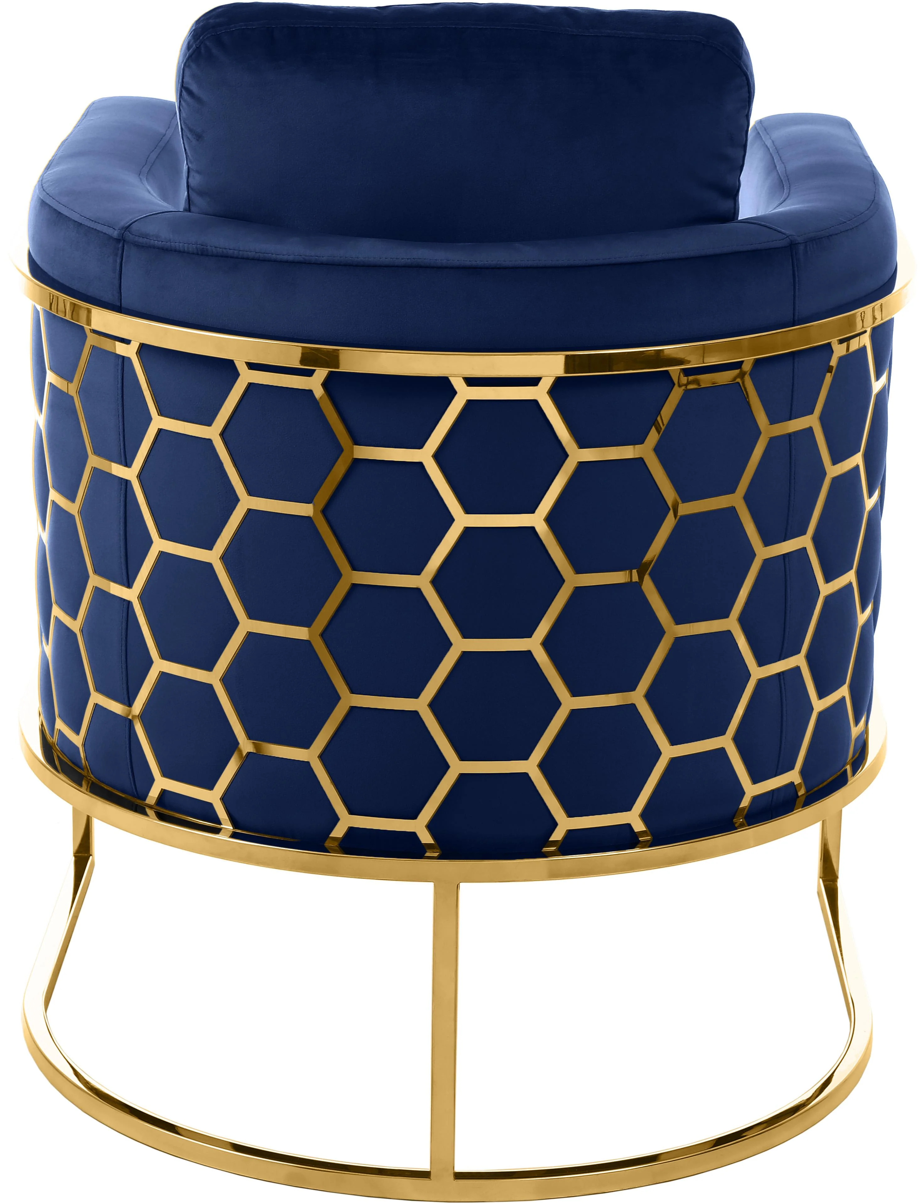 Casa Navy Velvet Chair - Image 6