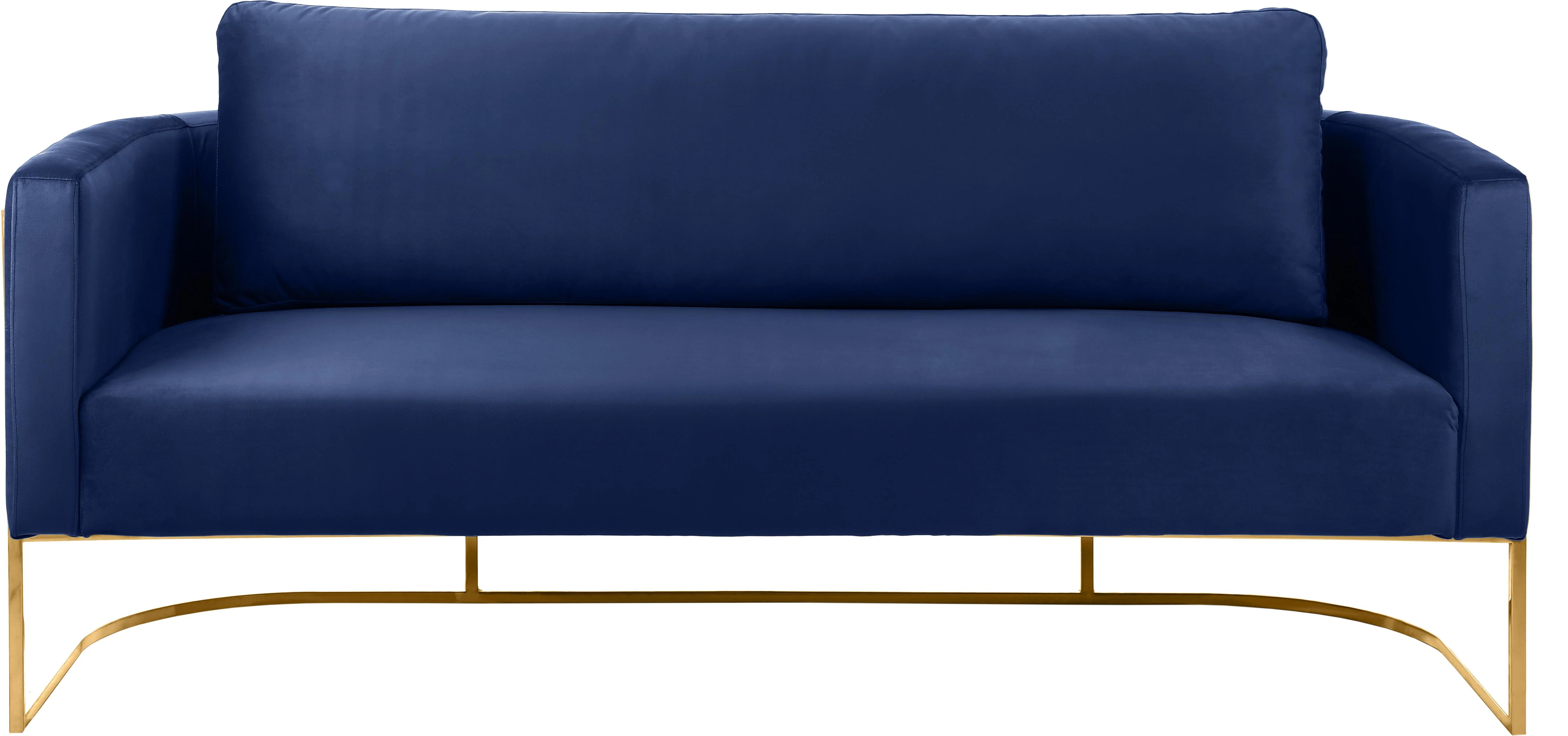 Casa Navy Velvet Sofa - Image 8