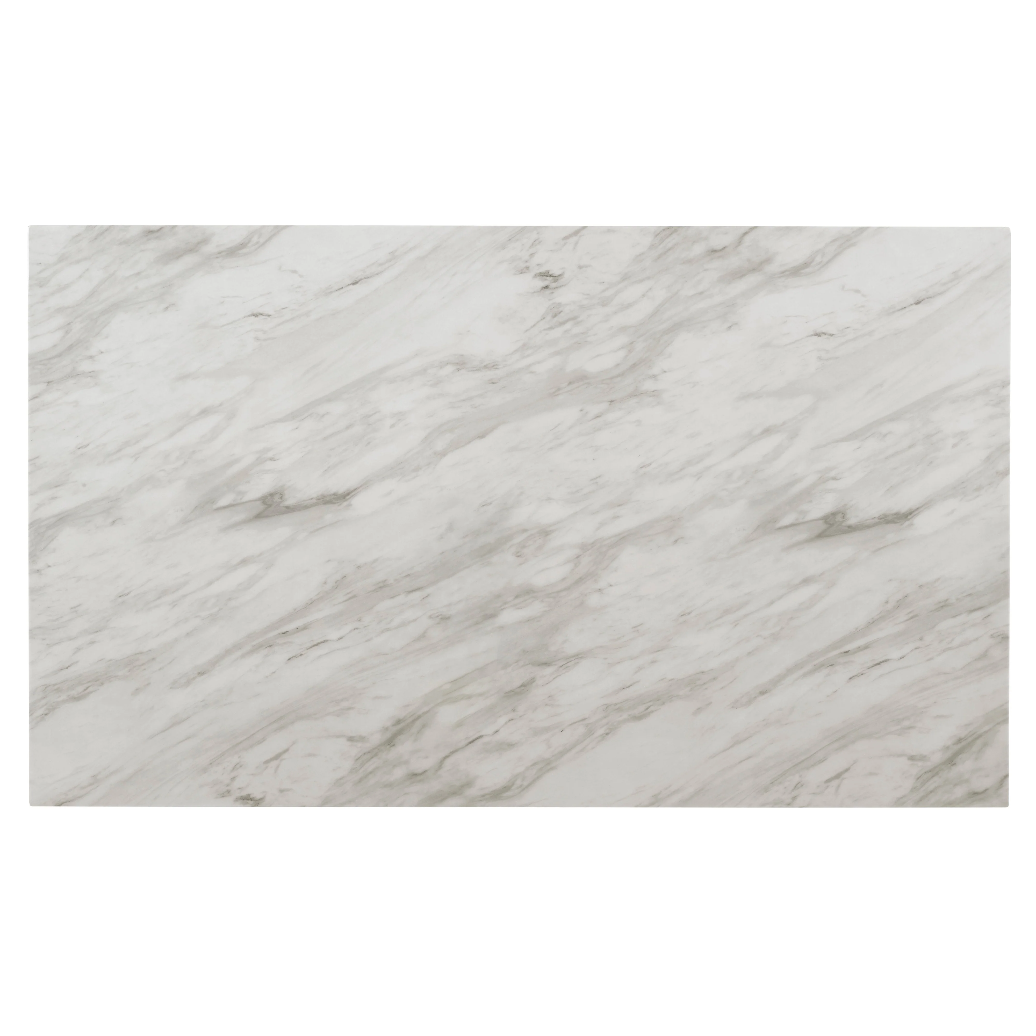 Celeste 64" Dining Table-Espresso/Faux Marble - Image 3