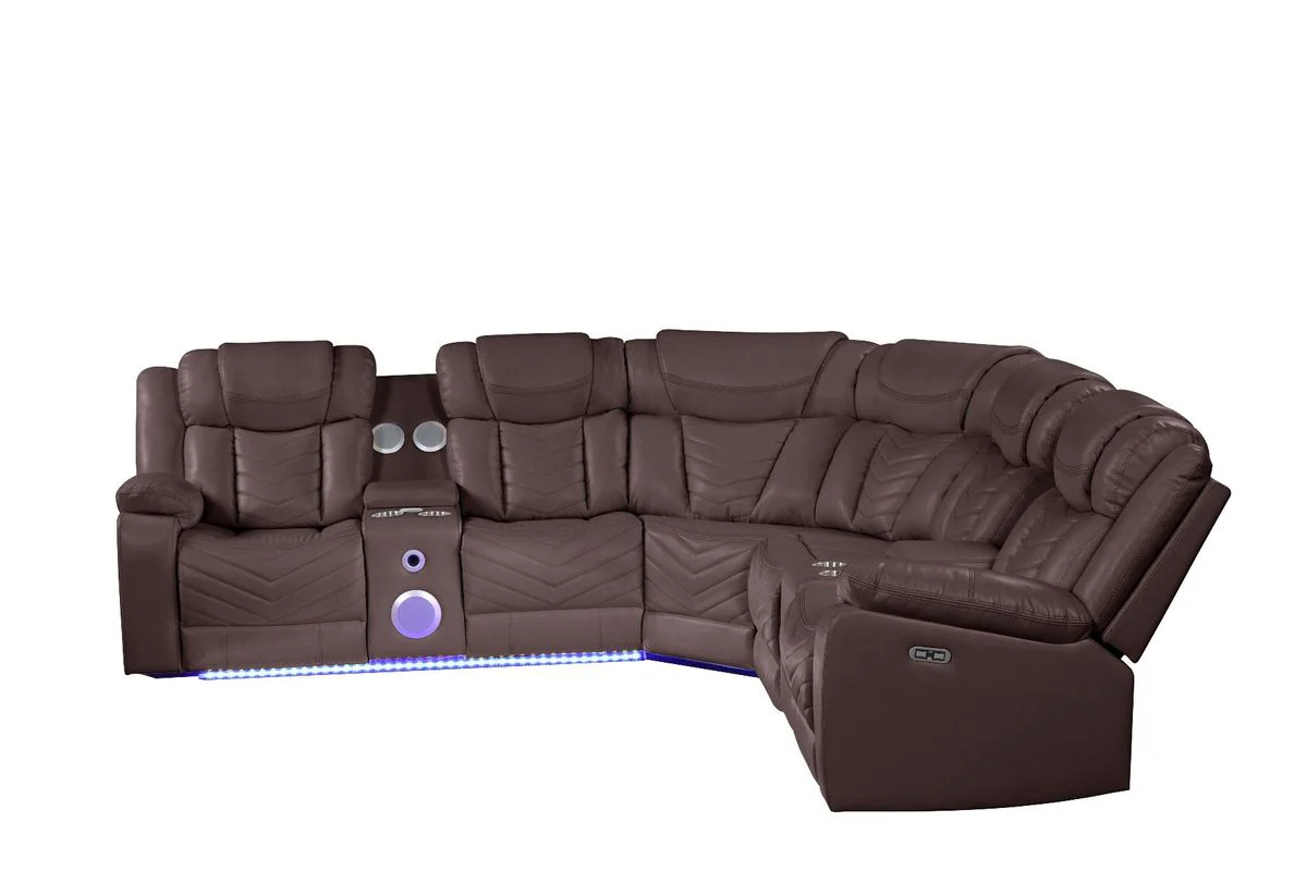 Galaxy Home Challenger Reversible Sectional Brown - Image 2