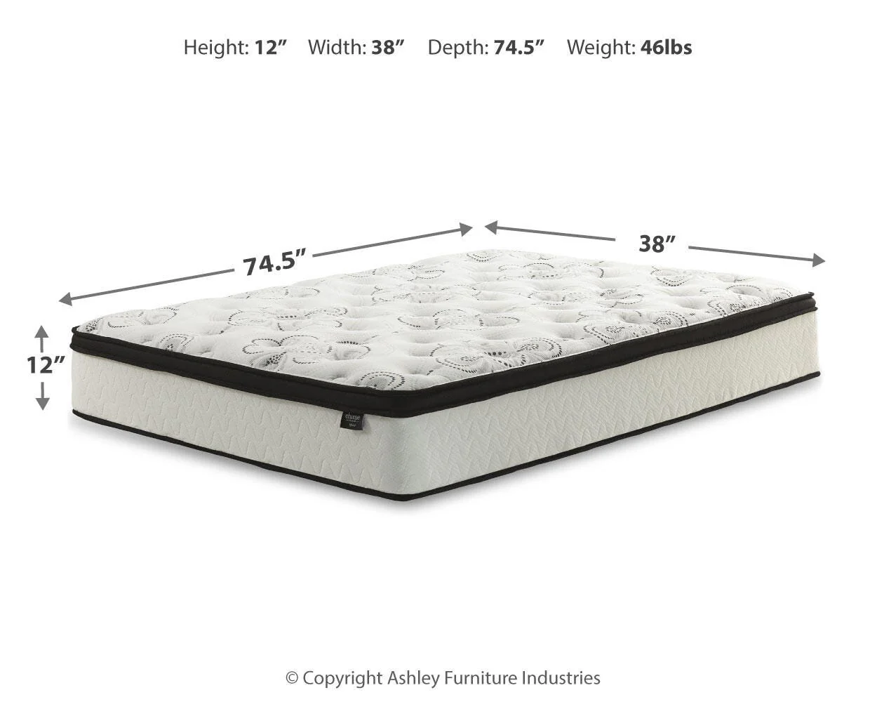 Chime 12 Inch Hybrid Mattress in a Box - Image 6