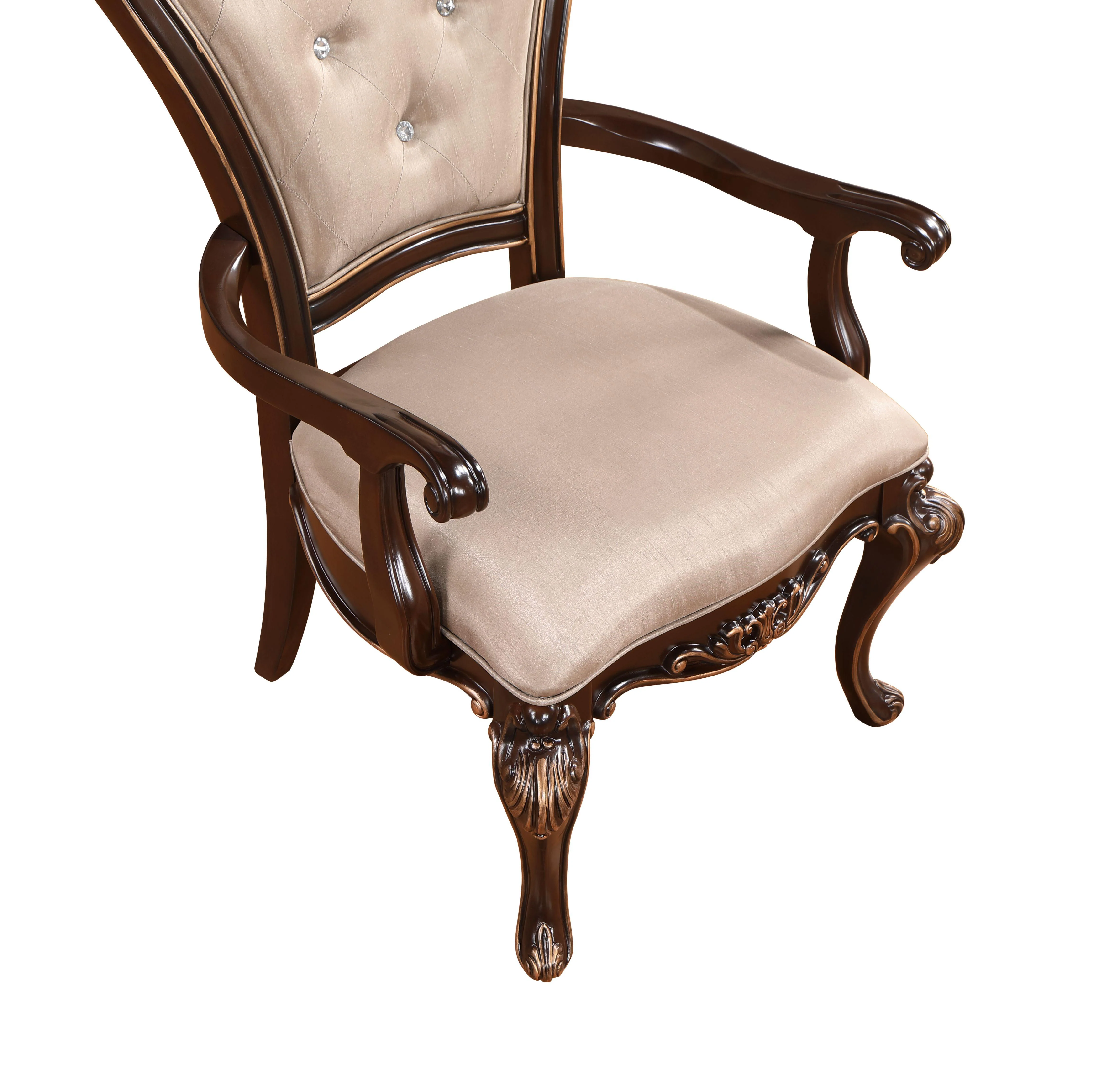 CONSTANTINE ARM CHAIR-CHERRY (2 PER CARTON) - Image 6