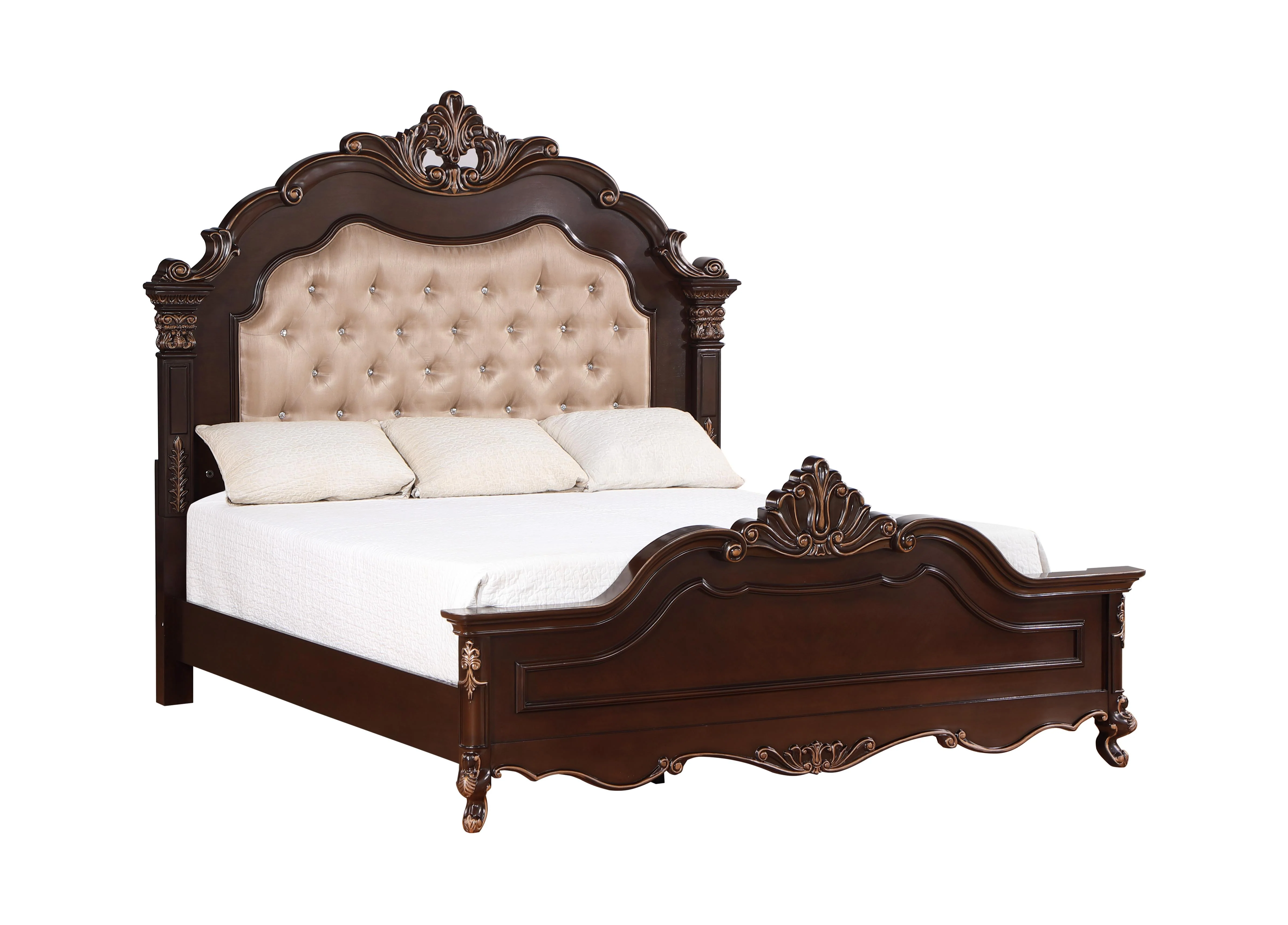CONSTANTINECalifornia King WK PANEL SIDE RAILS-CHERRY