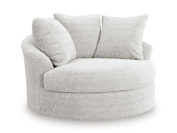 Cuddle Plush Oversized Swivel Accent Chair - Image 3