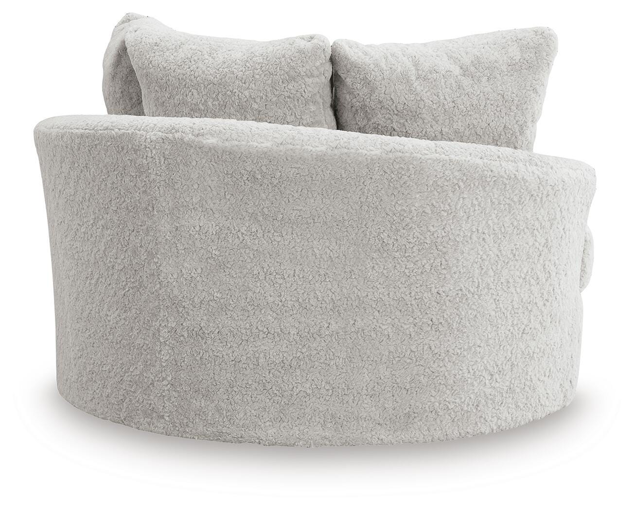 Cuddle Plush Oversized Swivel Accent Chair - Image 4