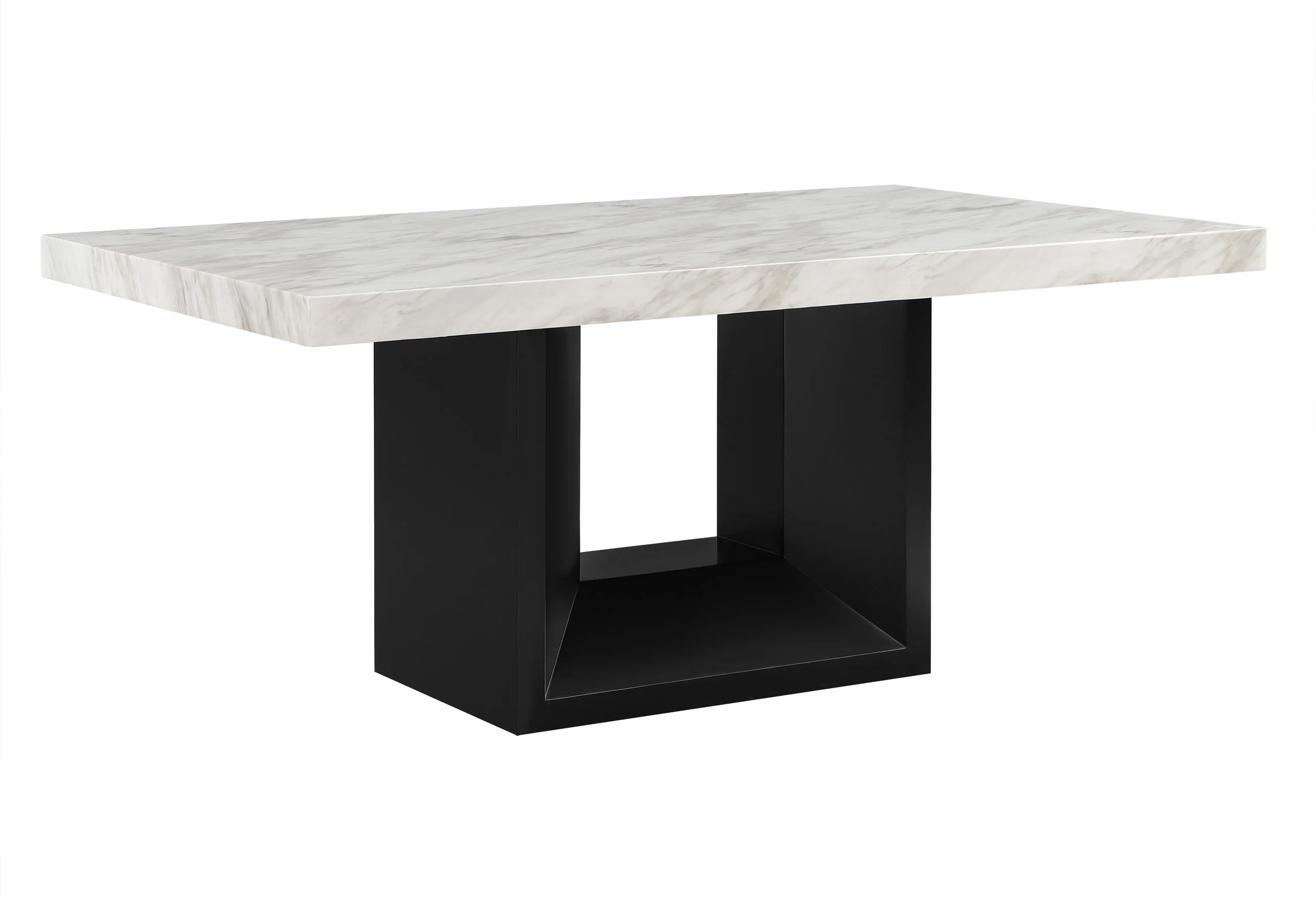 D02 DINING TABLE + 8 D03 BLACK DINING CHAIRS - Image 3