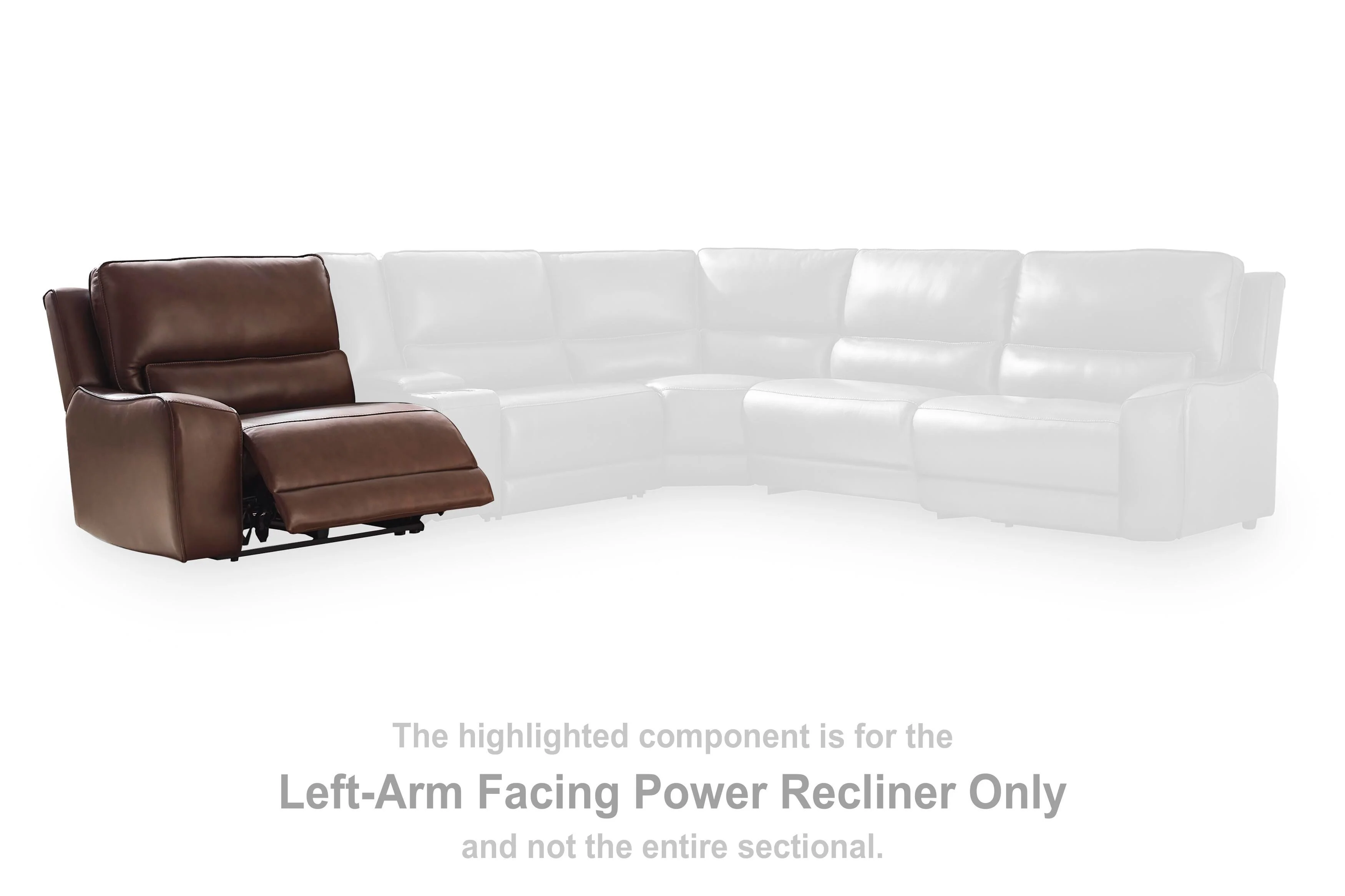 DeepWakes Power Reclining Sectional with Chaise - Image 8