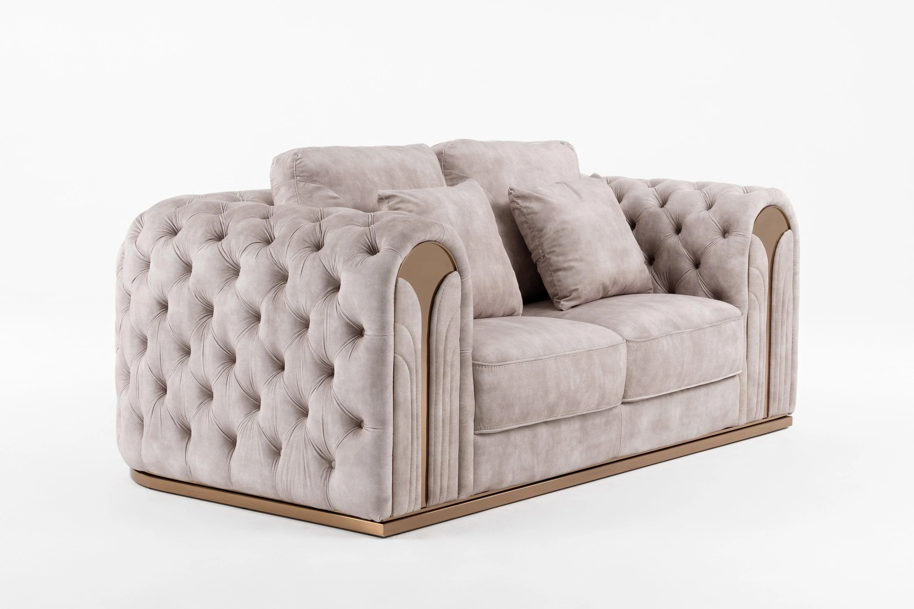Divani Casa Dosie Transitional Loveseat - Image 2