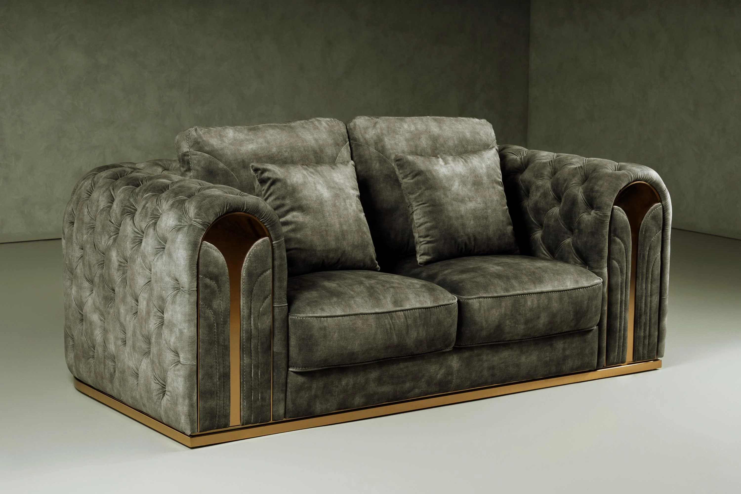 Divani Casa Dosie Transitional Loveseat - Image 5