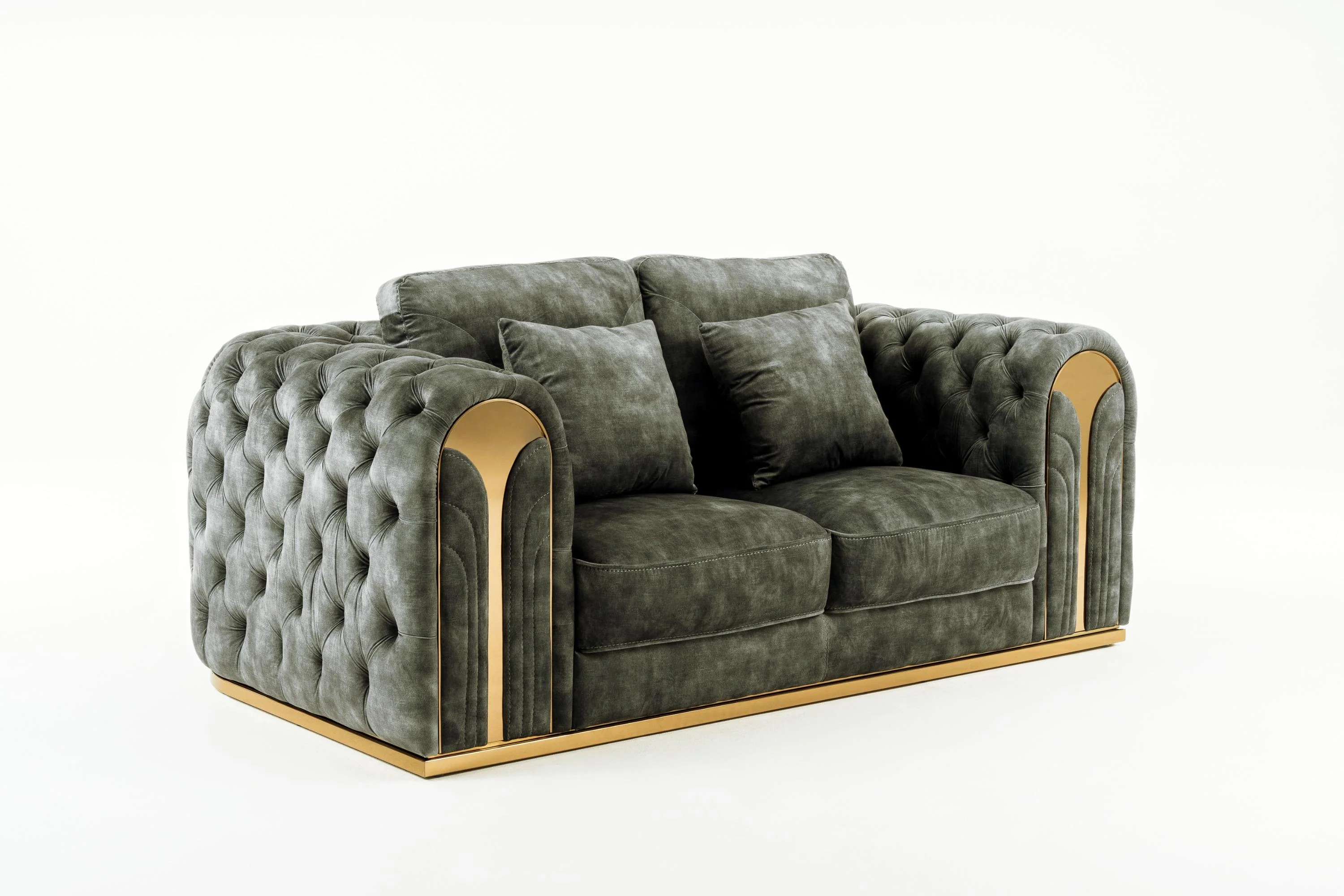 Divani Casa Dosie Transitional Loveseat - Image 6