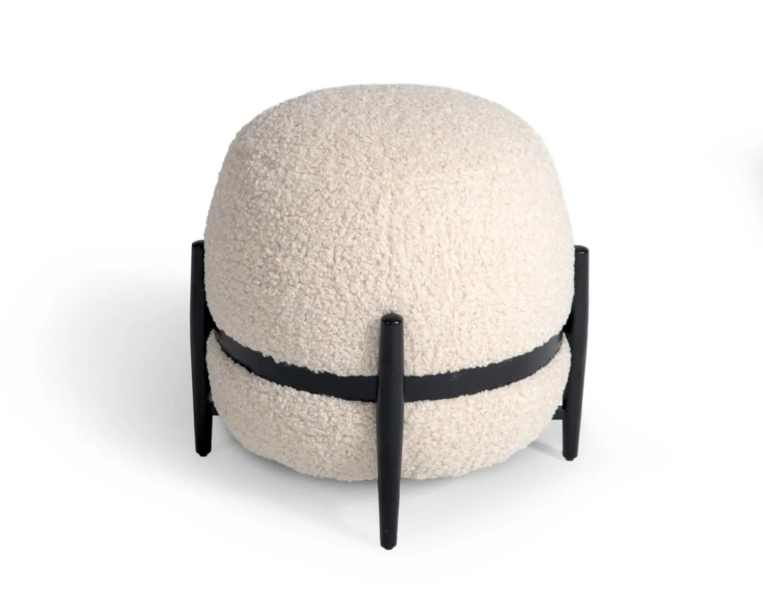 Divani Casa Fouston Contemporary Ottoman - Image 3