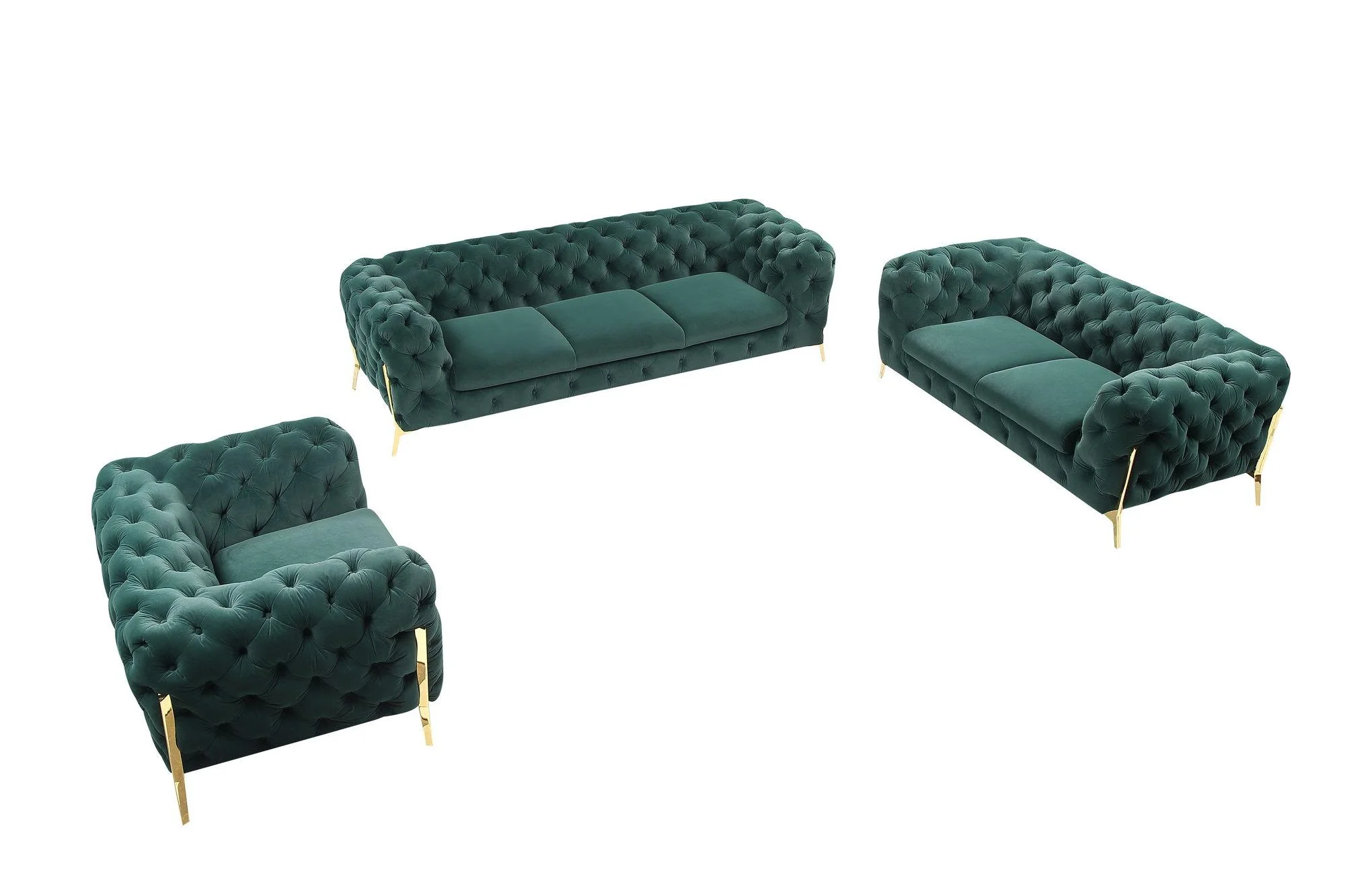 Divani Casa Quincey Transitional Sofa Set - Image 2