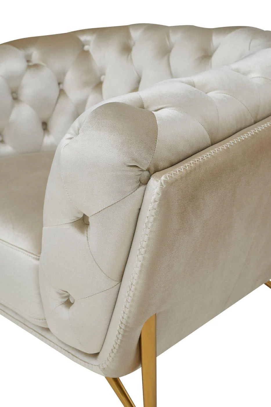 Divani Casa Stella Transitional Loveseat - Image 4