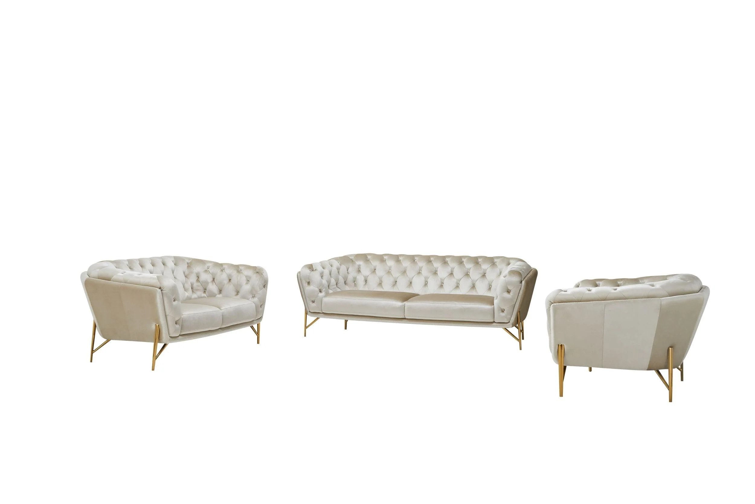 Divani Casa Stella Transitional Sofa Set - Image 2