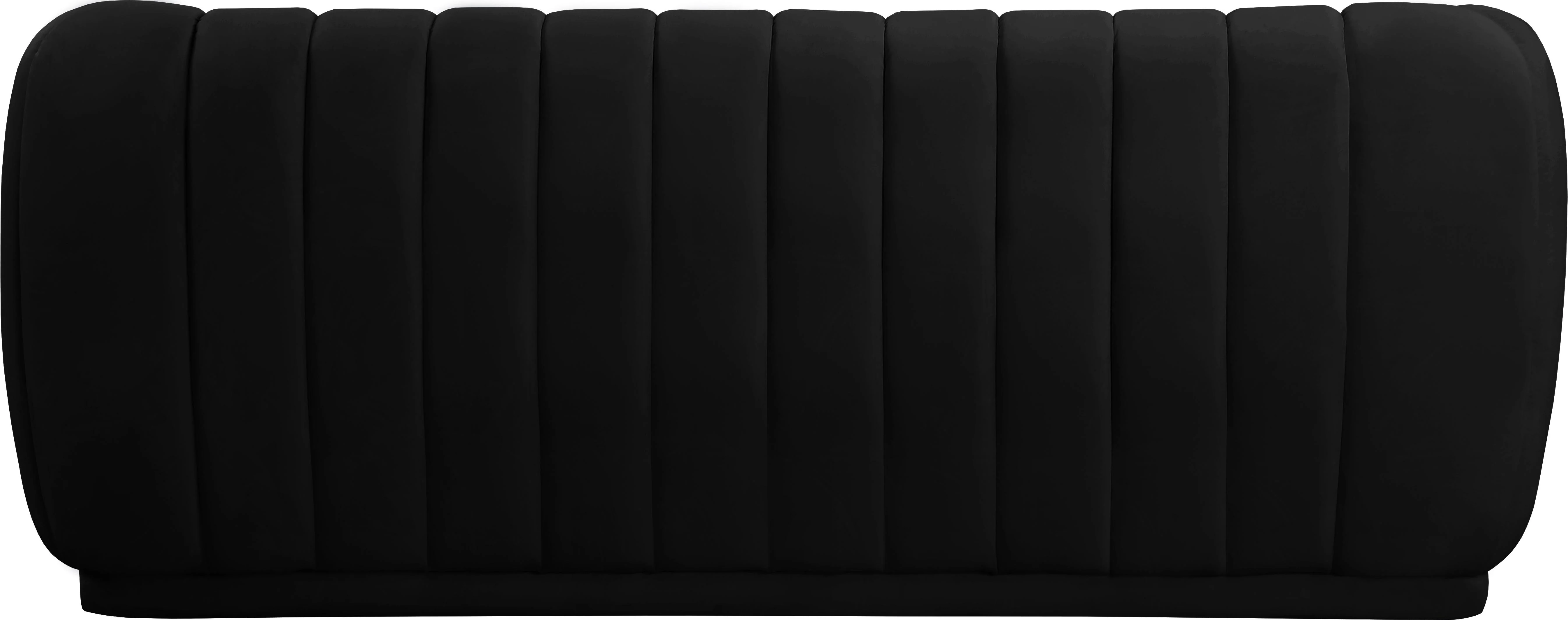 Dixie Black Velvet Sofa - Image 2