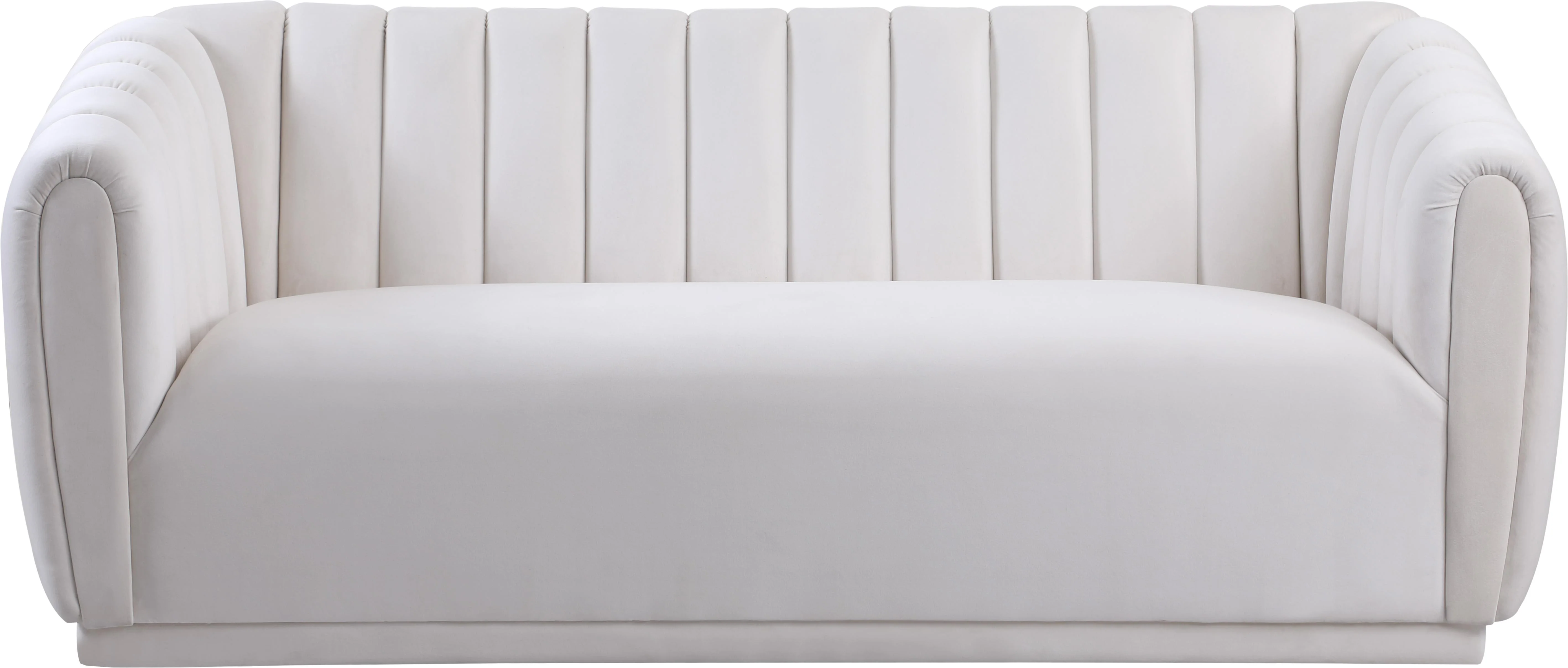 Dixie Cream Velvet Sofa - Image 4