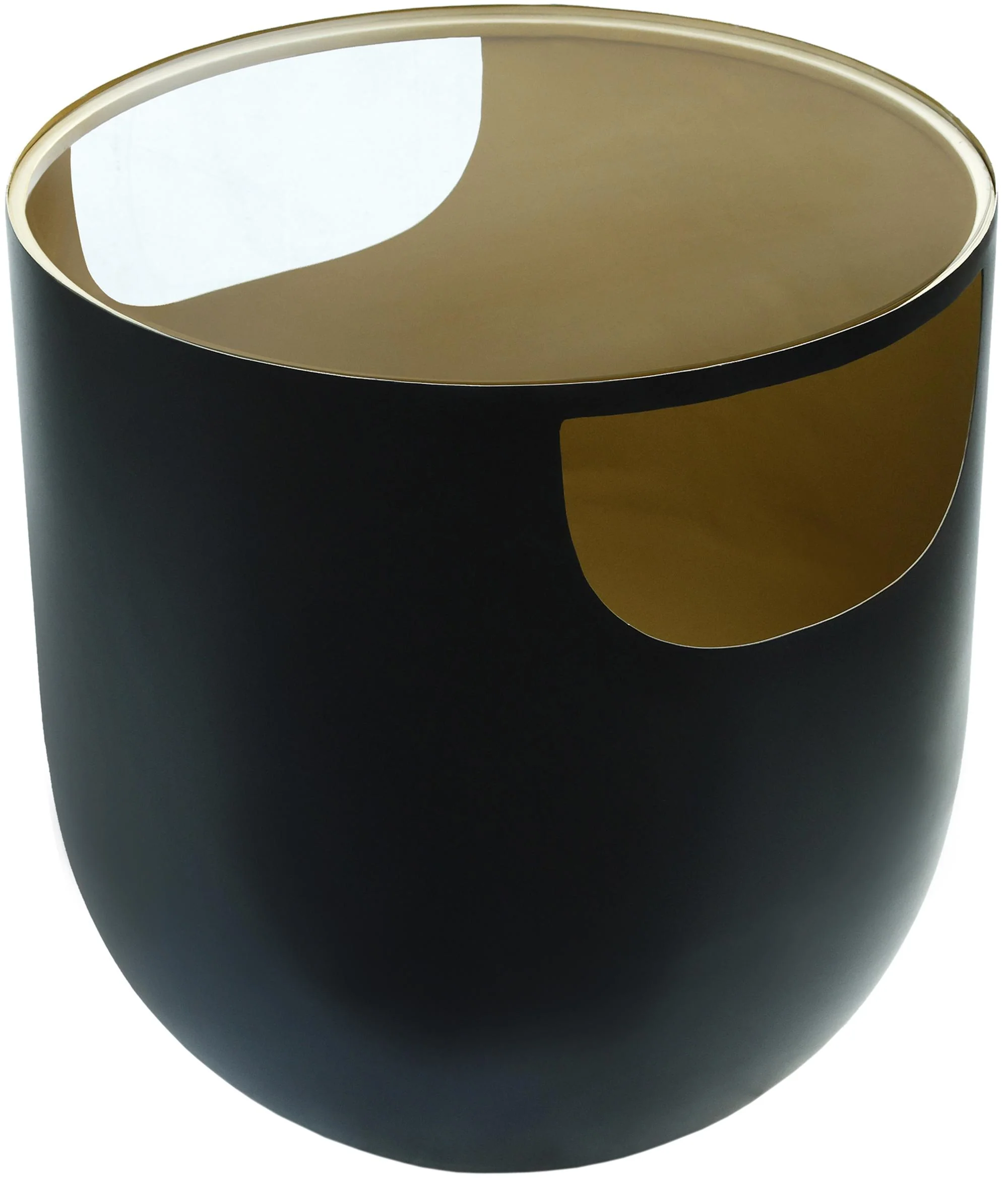 Doma Black / Gold End Table - Image 3