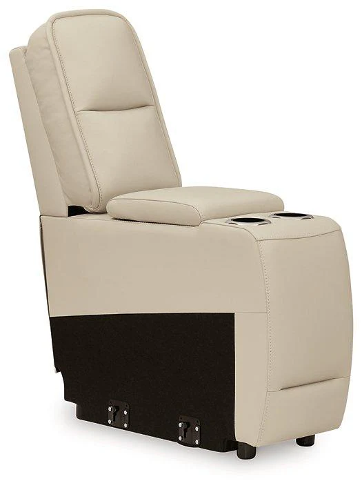 Double Deal Power Reclining Loveseat Sectional with Console - Image 4