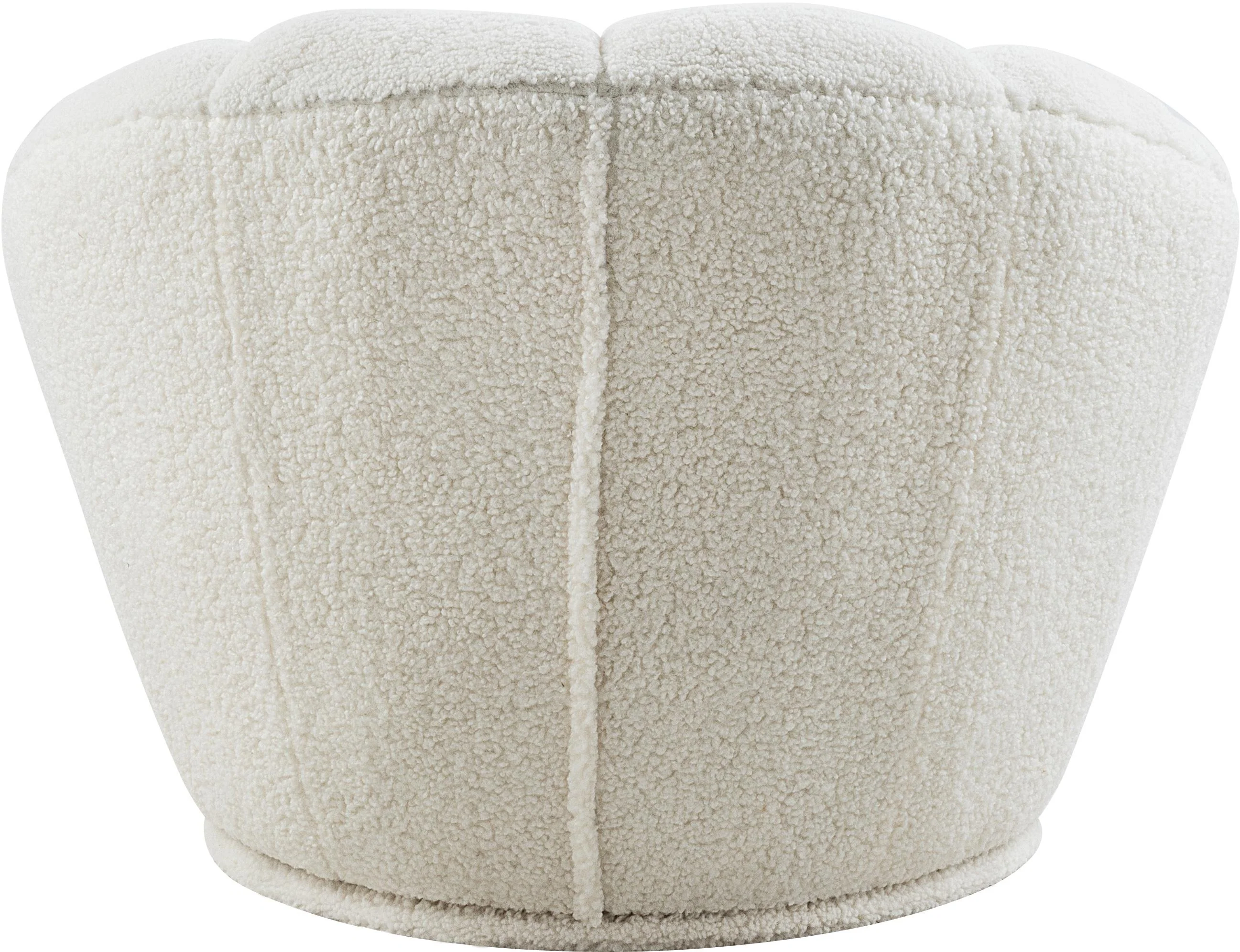 Dream White Faux Sheepskin Fur Accent Chair - Image 2