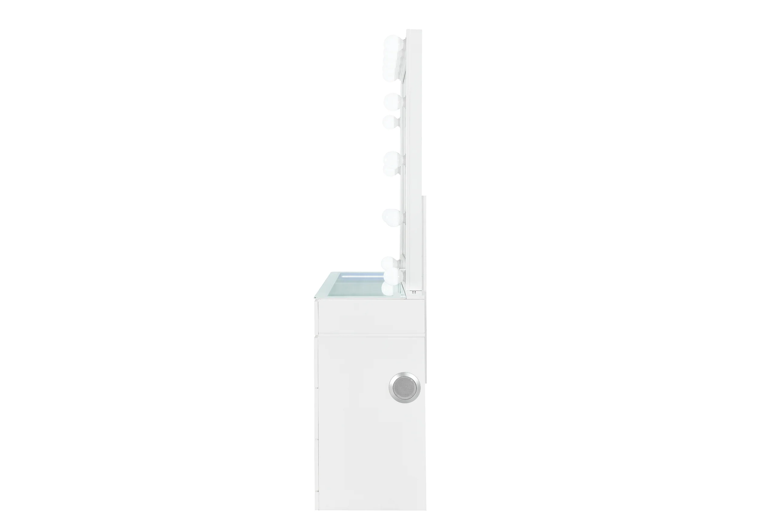 ELLA WHITE VANITY WITH SPEAKER - Image 4