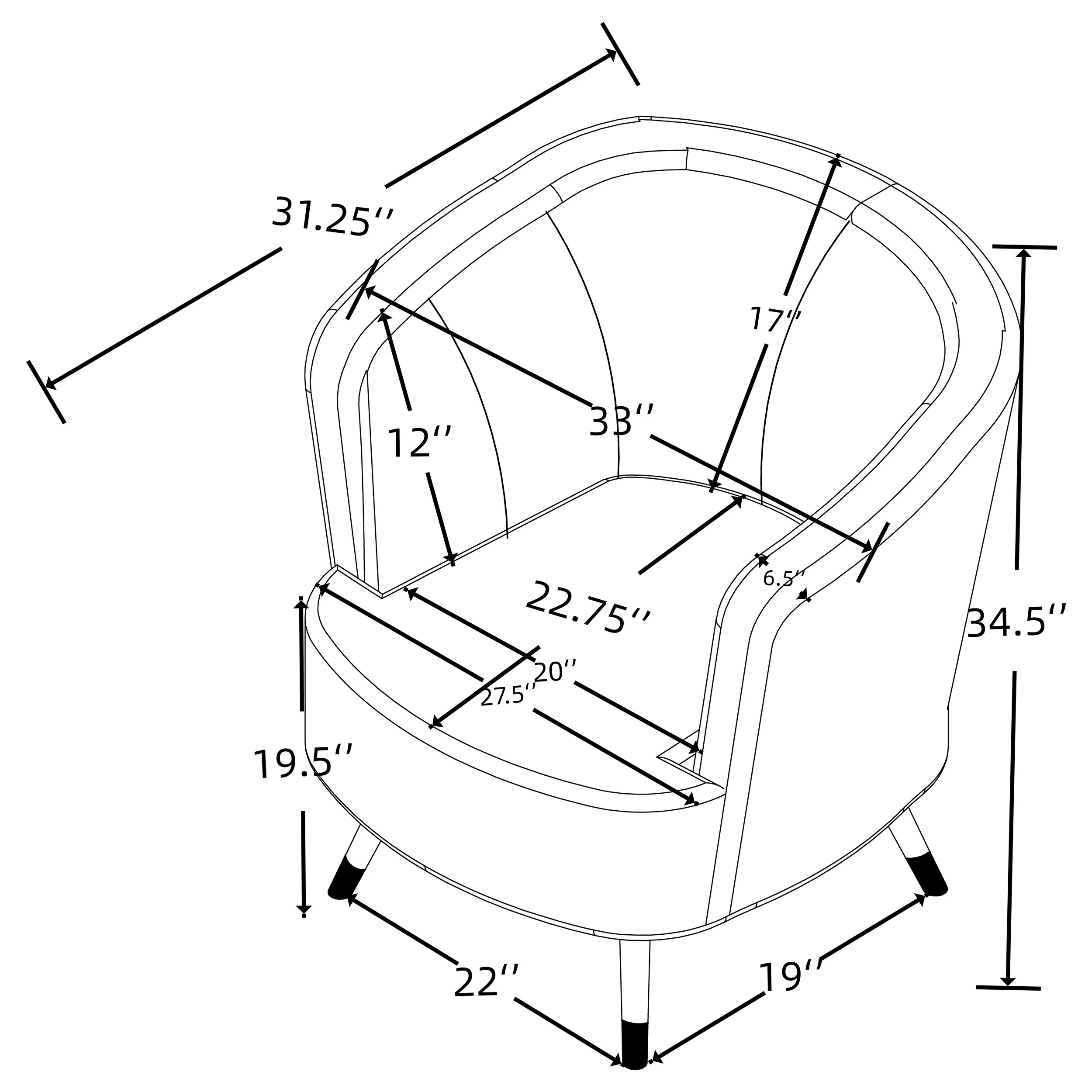 Ellorie Accent Chair - Image 10
